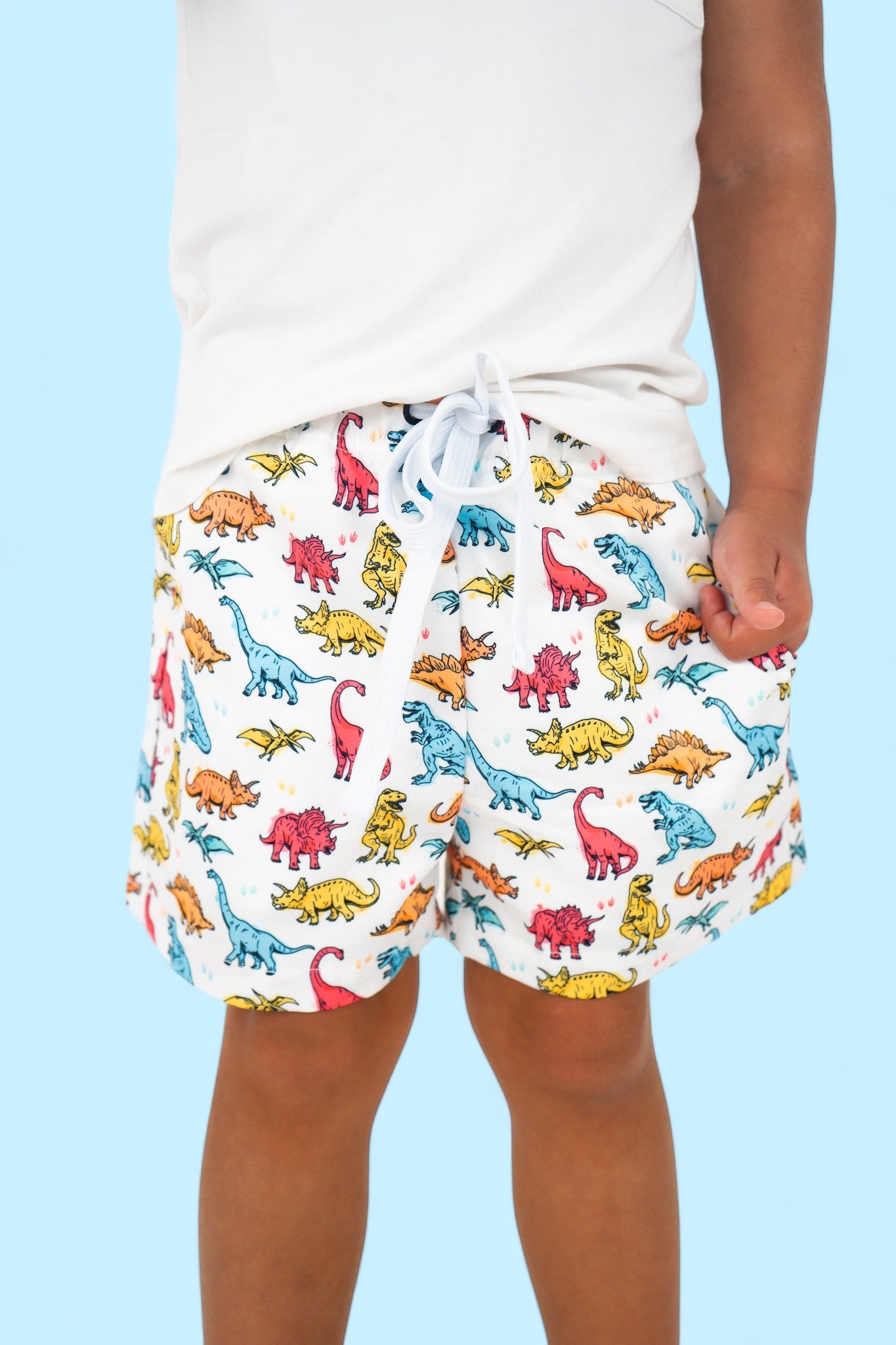 Color Me Dino Dream Swim Trunks