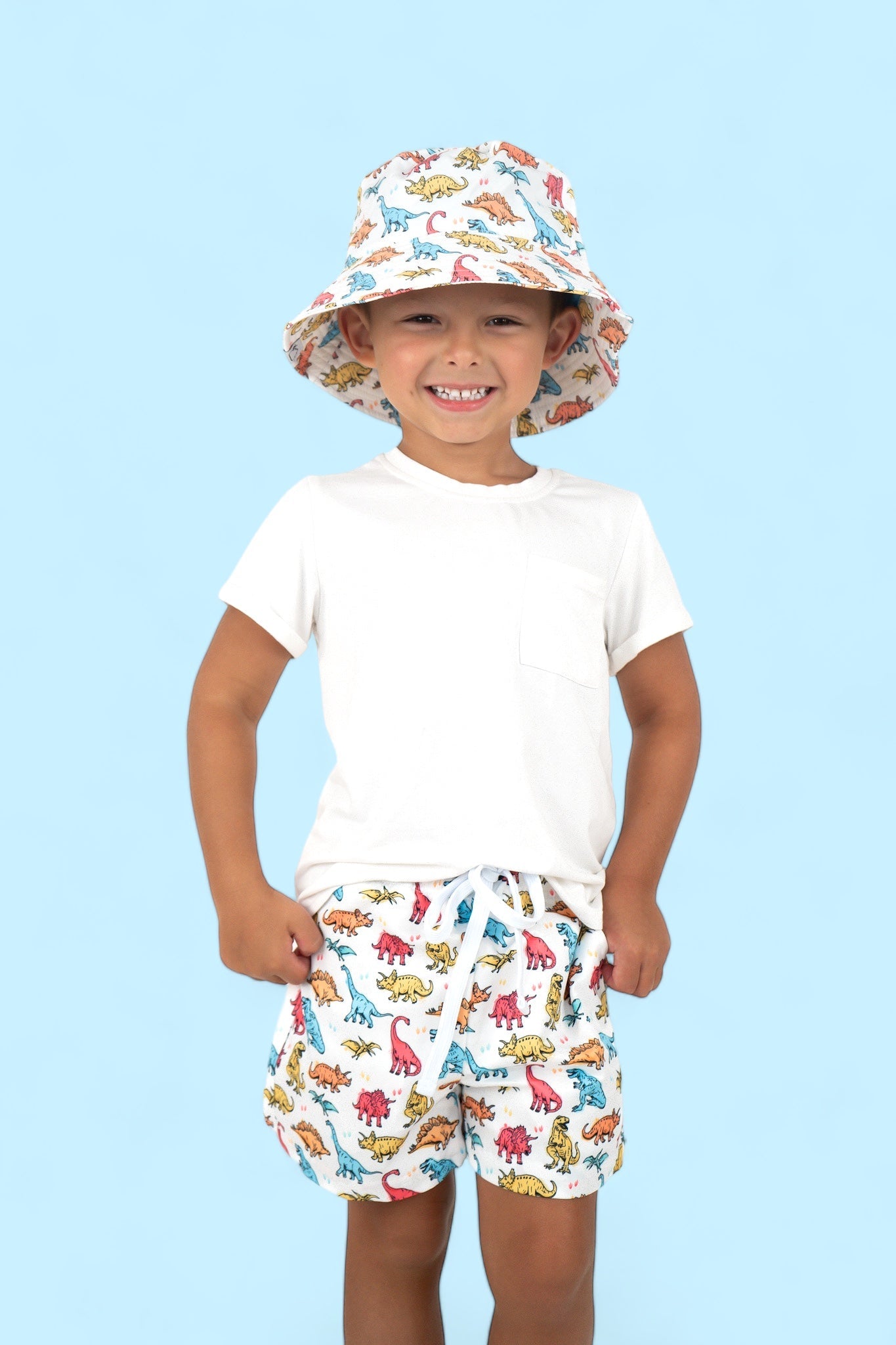 Color Me Dino Dream Swim Trunks