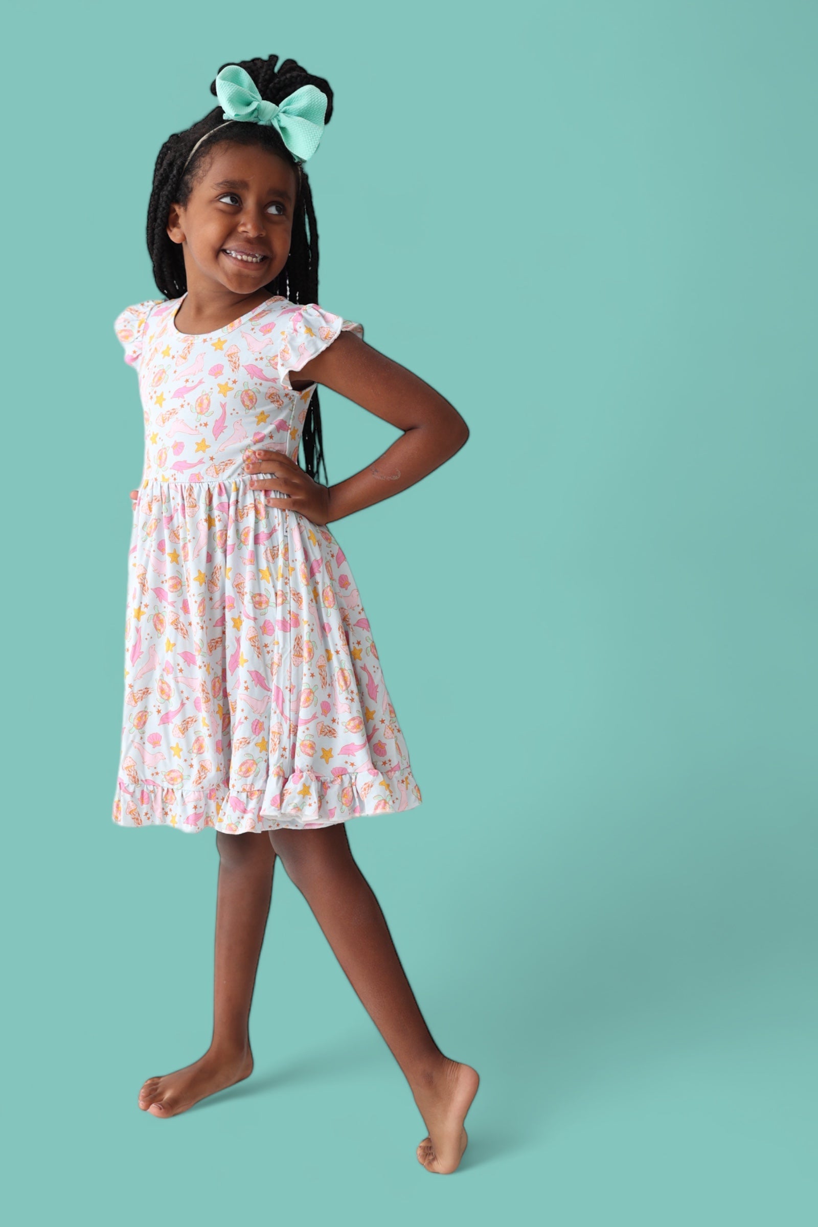 Starfish Wishes Dream Ruffle Dress