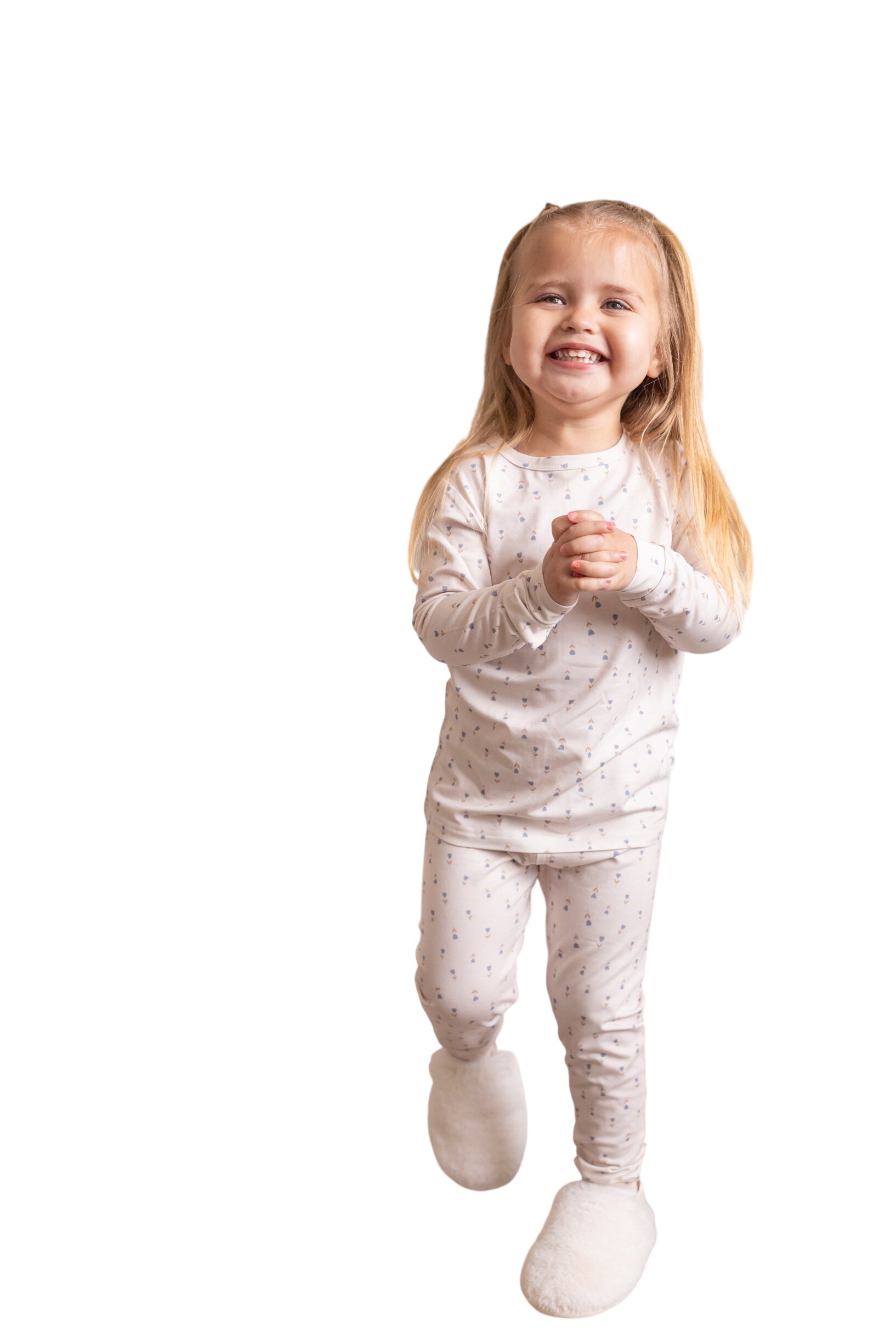 Tiny Tulips 2pc Bamboo Pajama Set