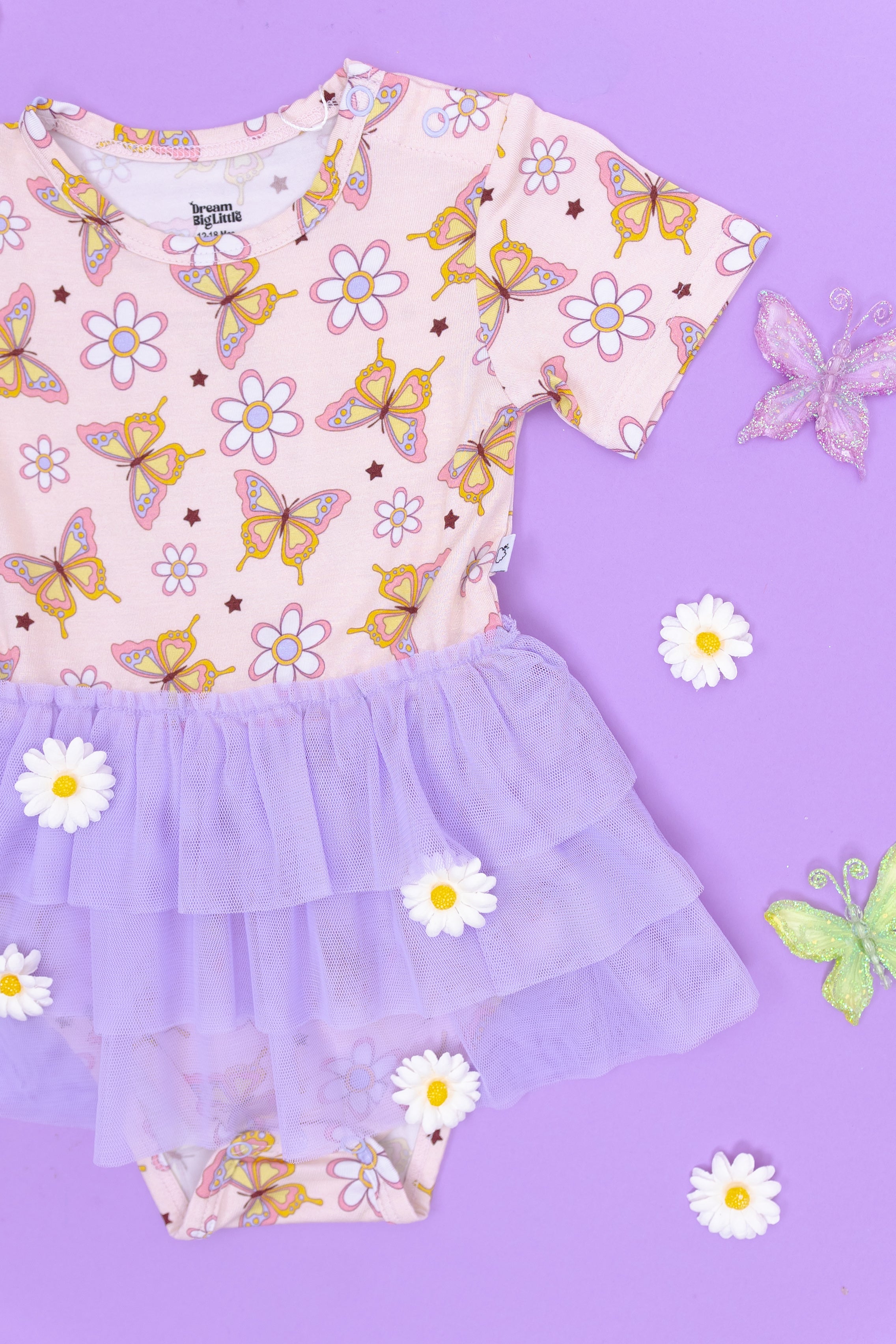 Blossomin' Butterfly Dream Tutu Bodysuit Dress
