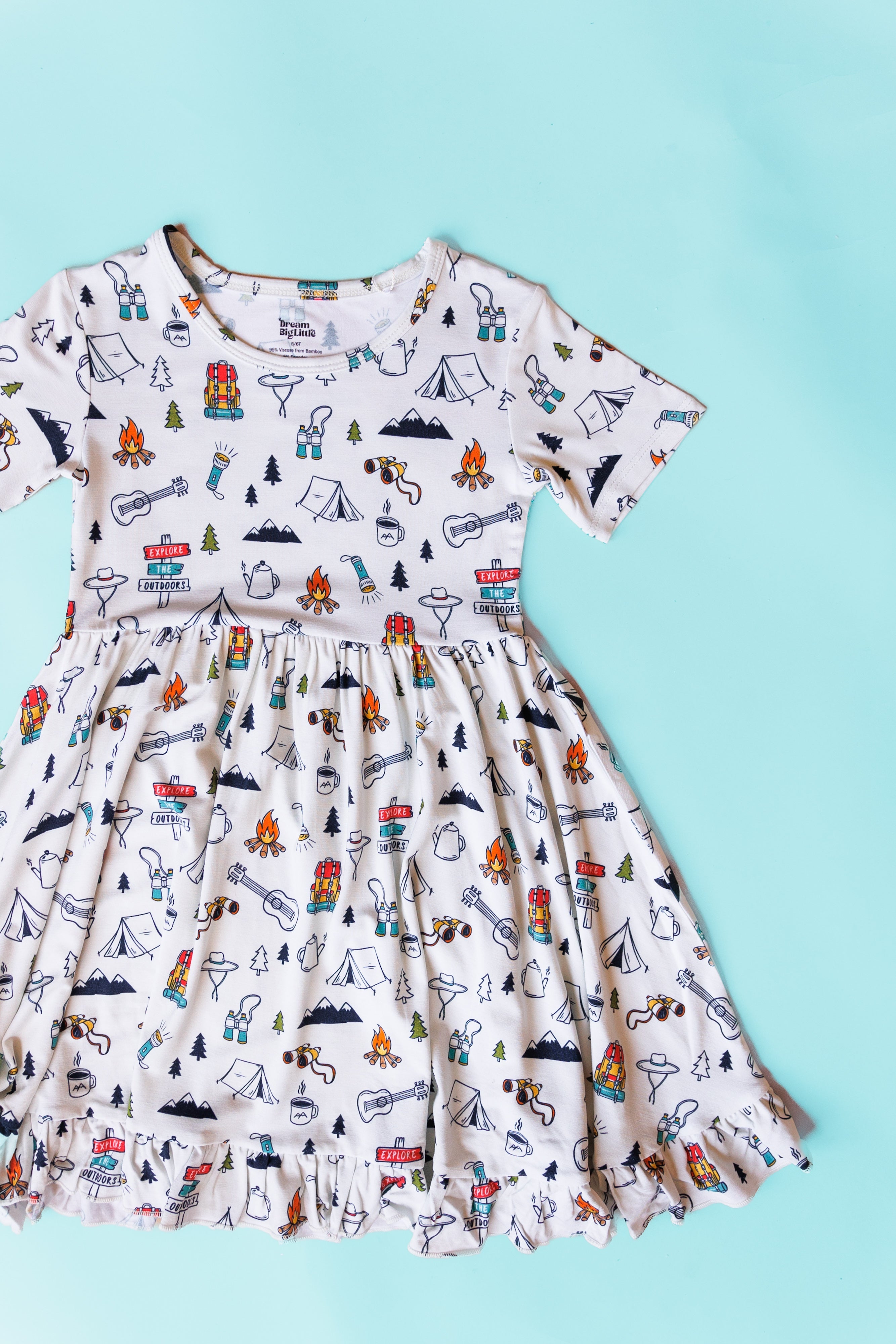 Explore The Outdoors Dream Ruffle Dress