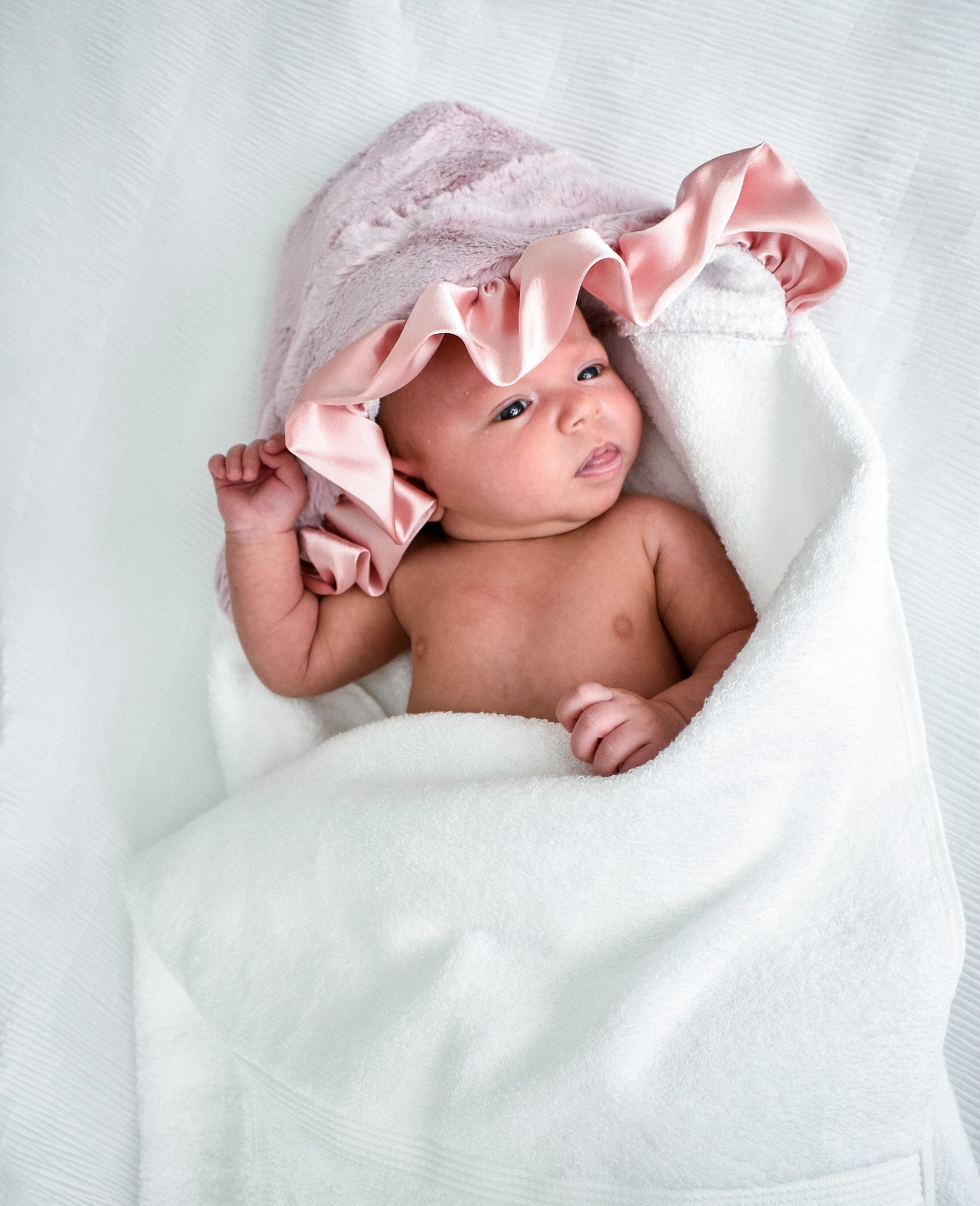 Dusty Pink | Plush Hooded Towel