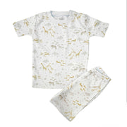 Safari Snug Fit & Short Pajama Set, Blue