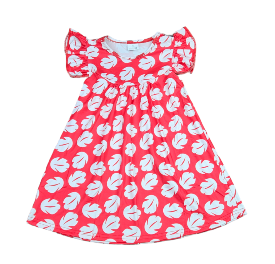 Ohana Milk Silk Flutter Dress