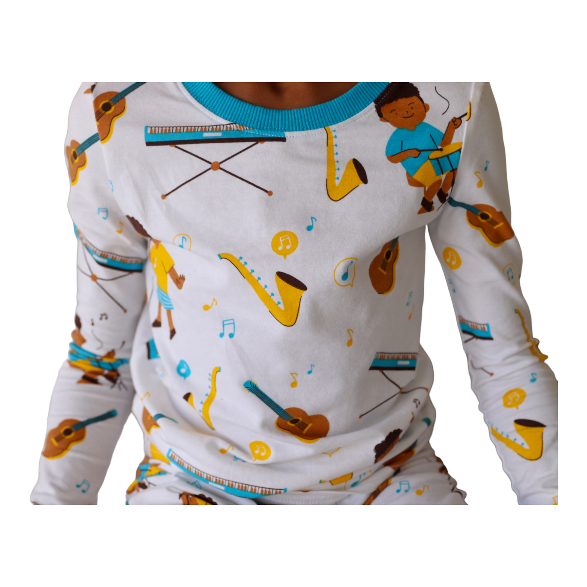 Rhythm & Dreams Musical Pj Set Snug Fit Pajamas Set Boys Toddler Size 4t - 12