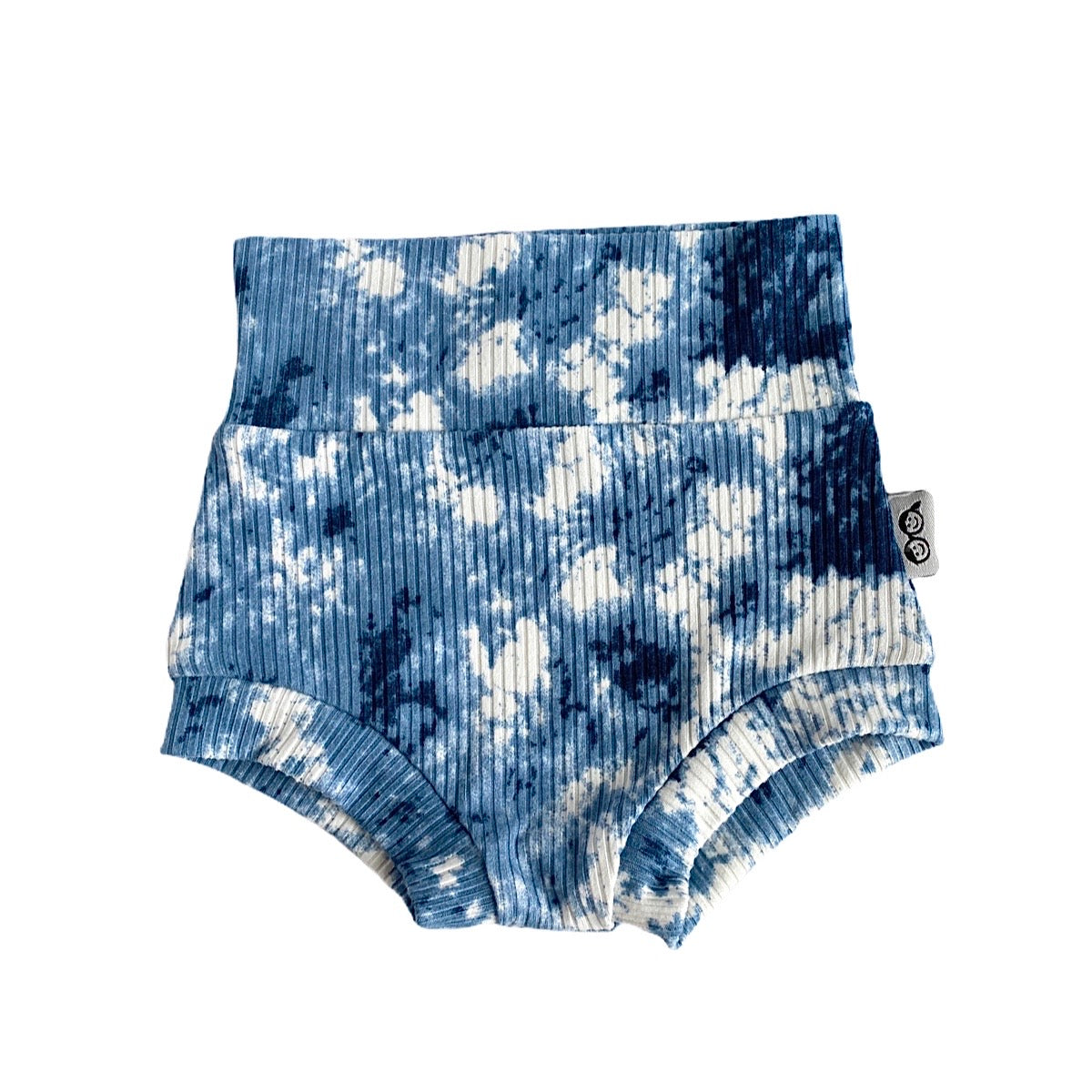 Denim Tie Dye Ribbed Bummies