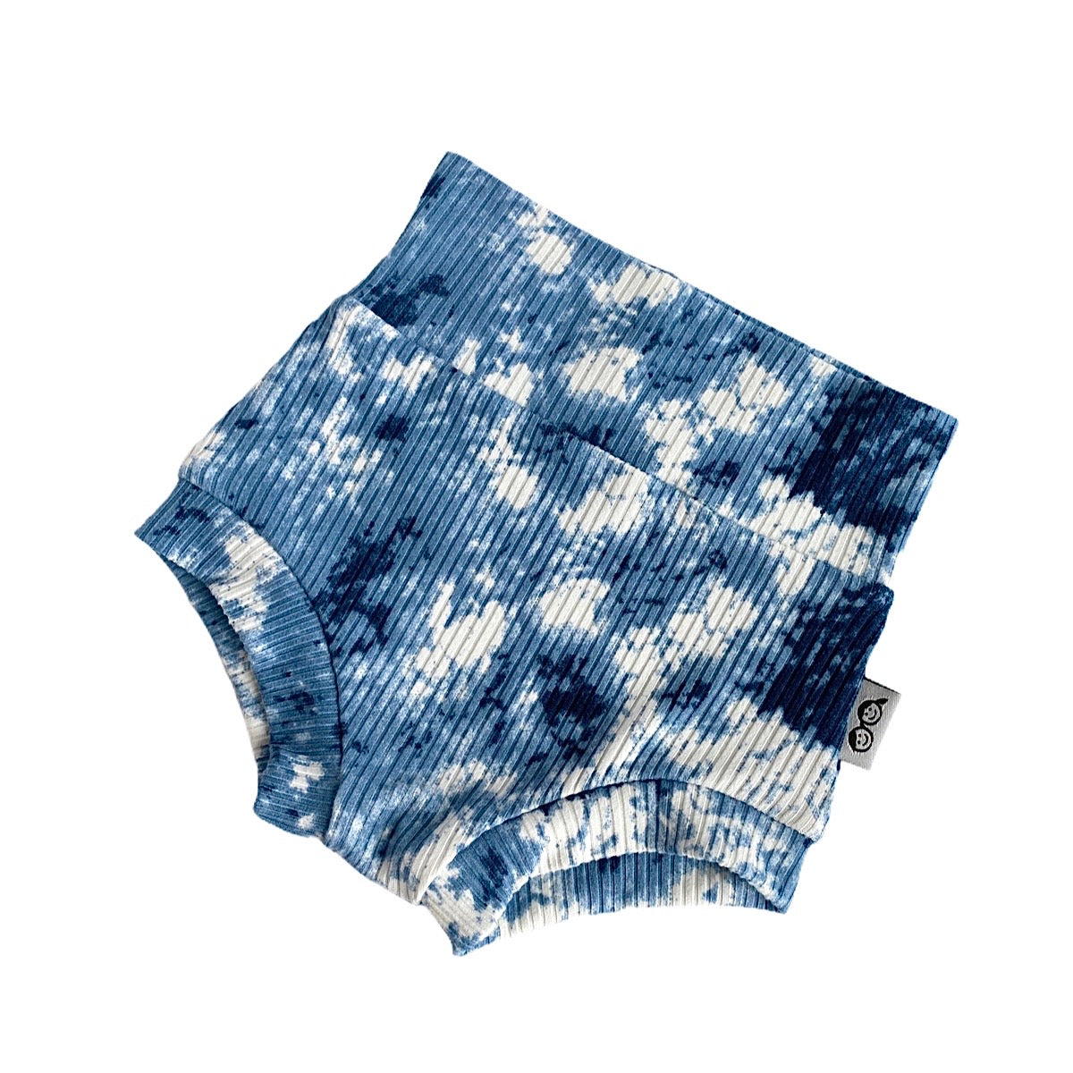 Denim Tie Dye Ribbed Bummies