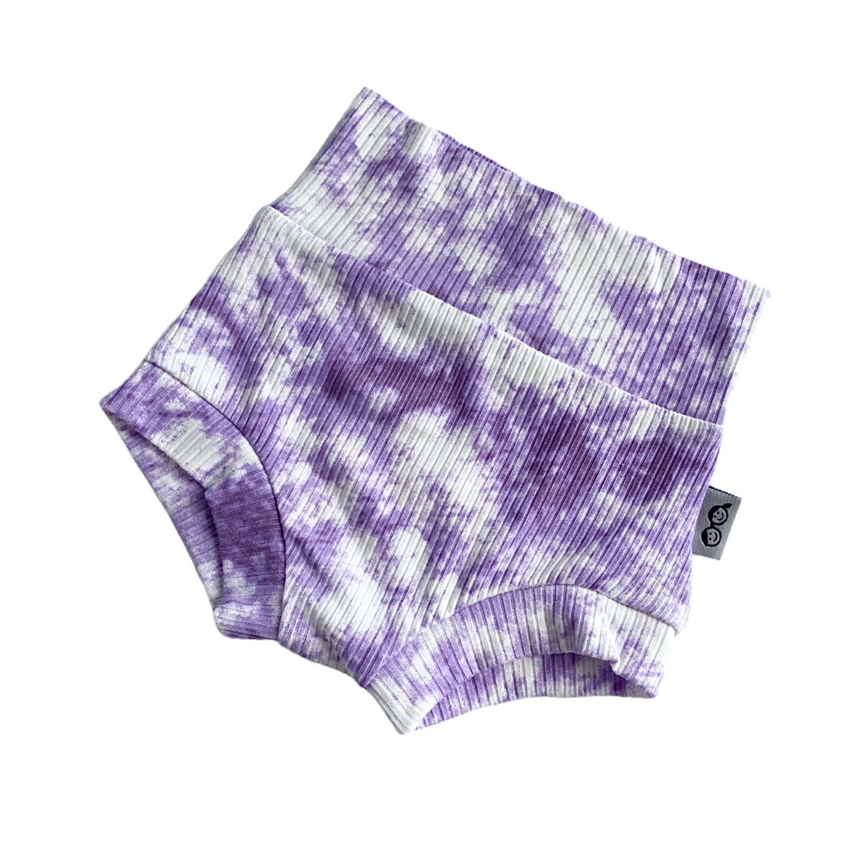 Purple Tie Dye Ribbed Bummies