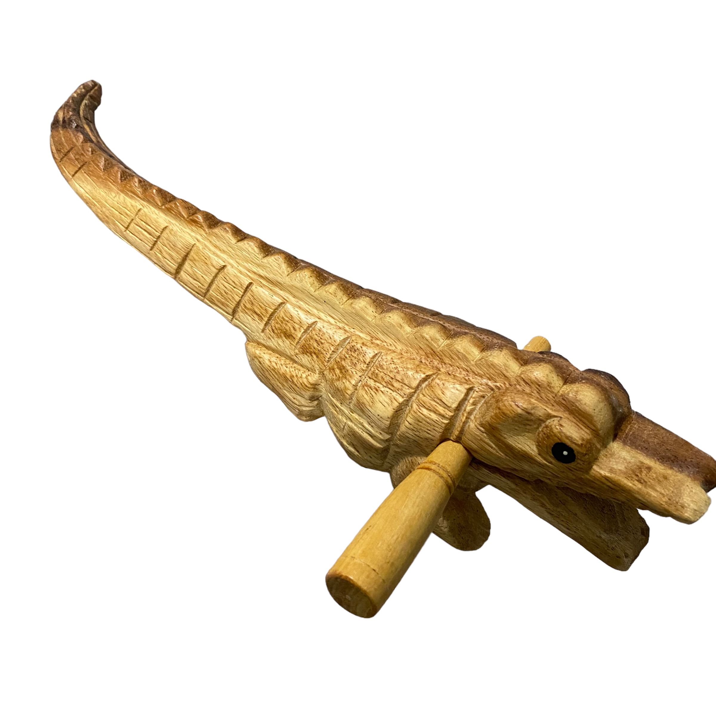 11-wooden-musical-percussion-intrument-alligator