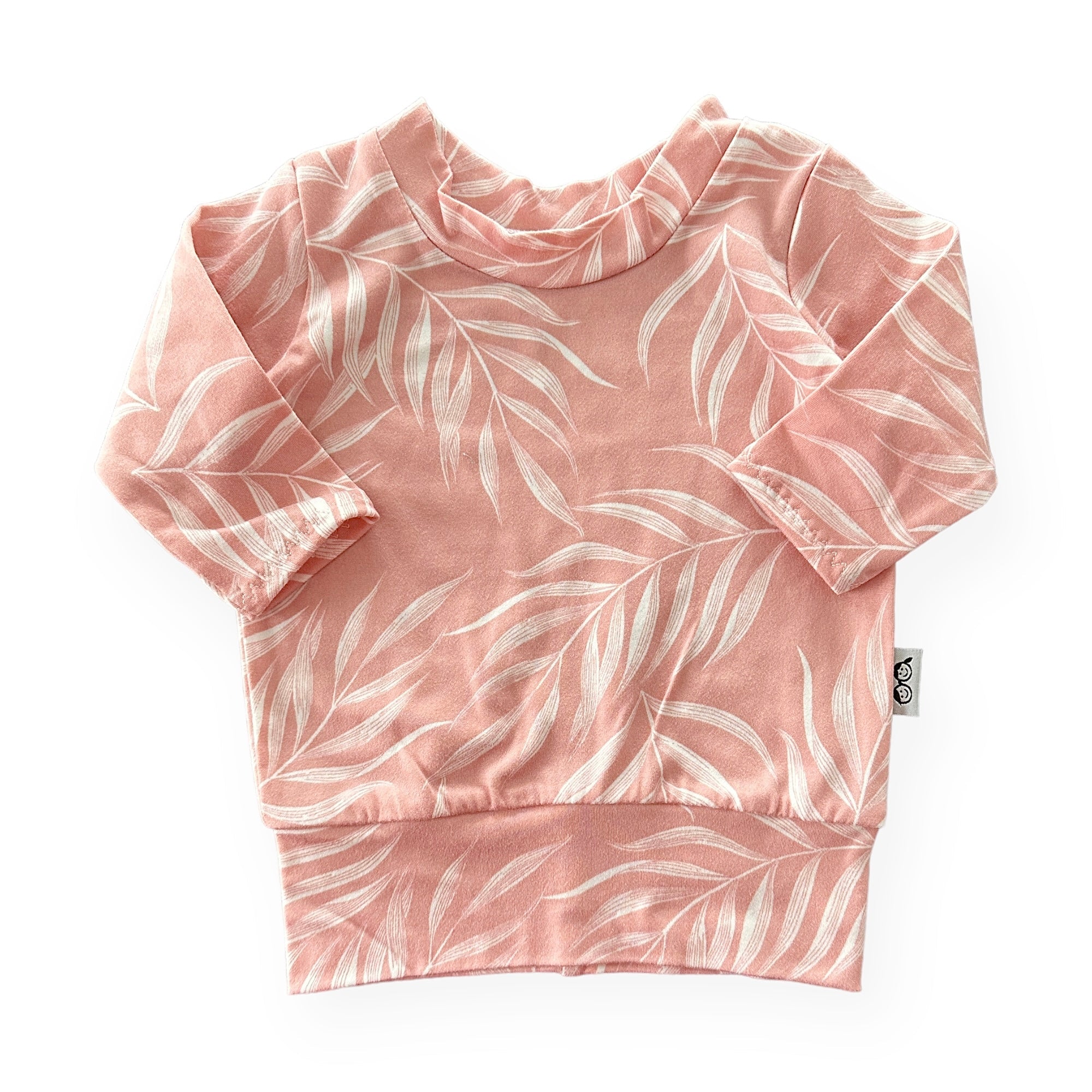 Pink Pampas Leaves Lounge Top