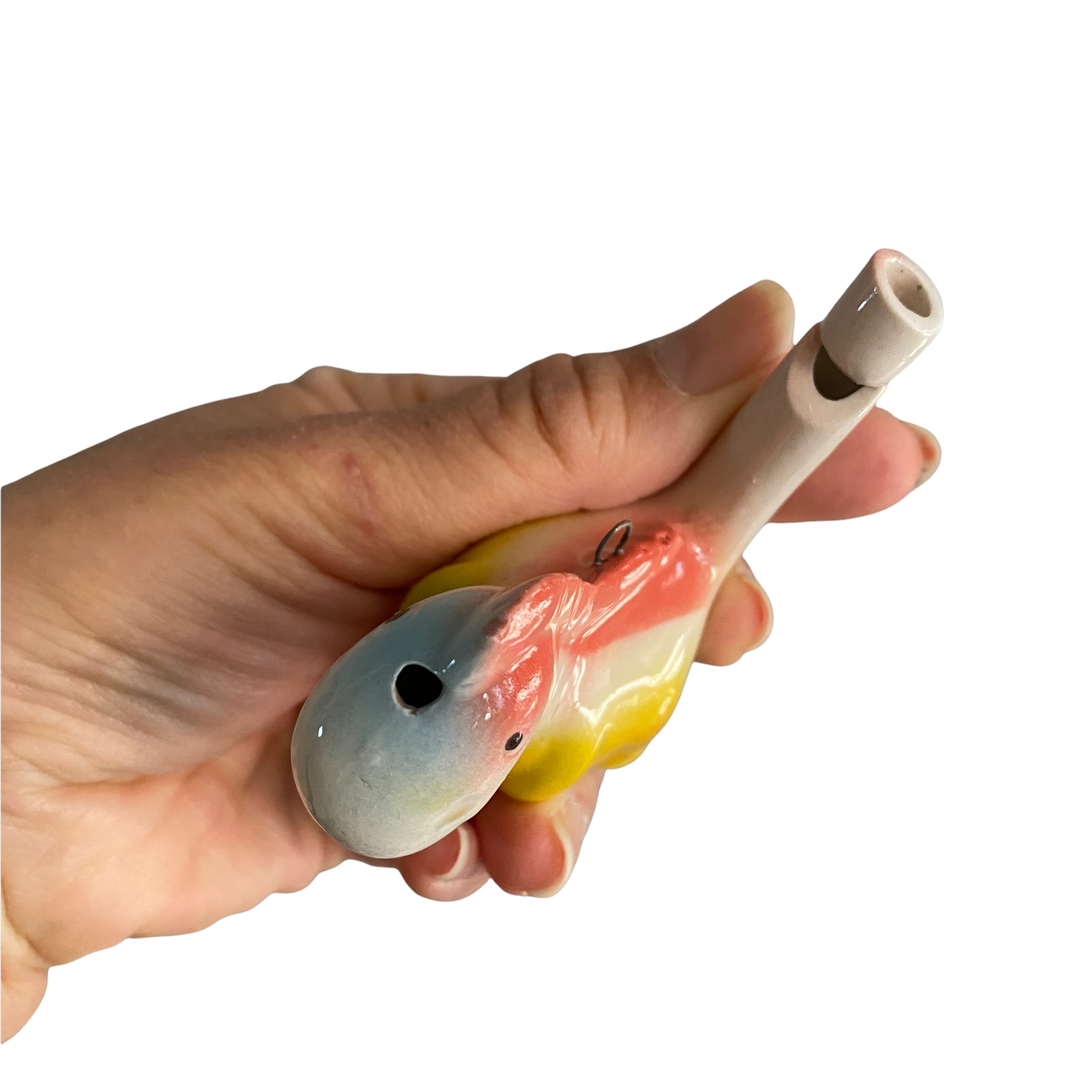 Ceramic-water-whistle-wind-instrument-gozzila