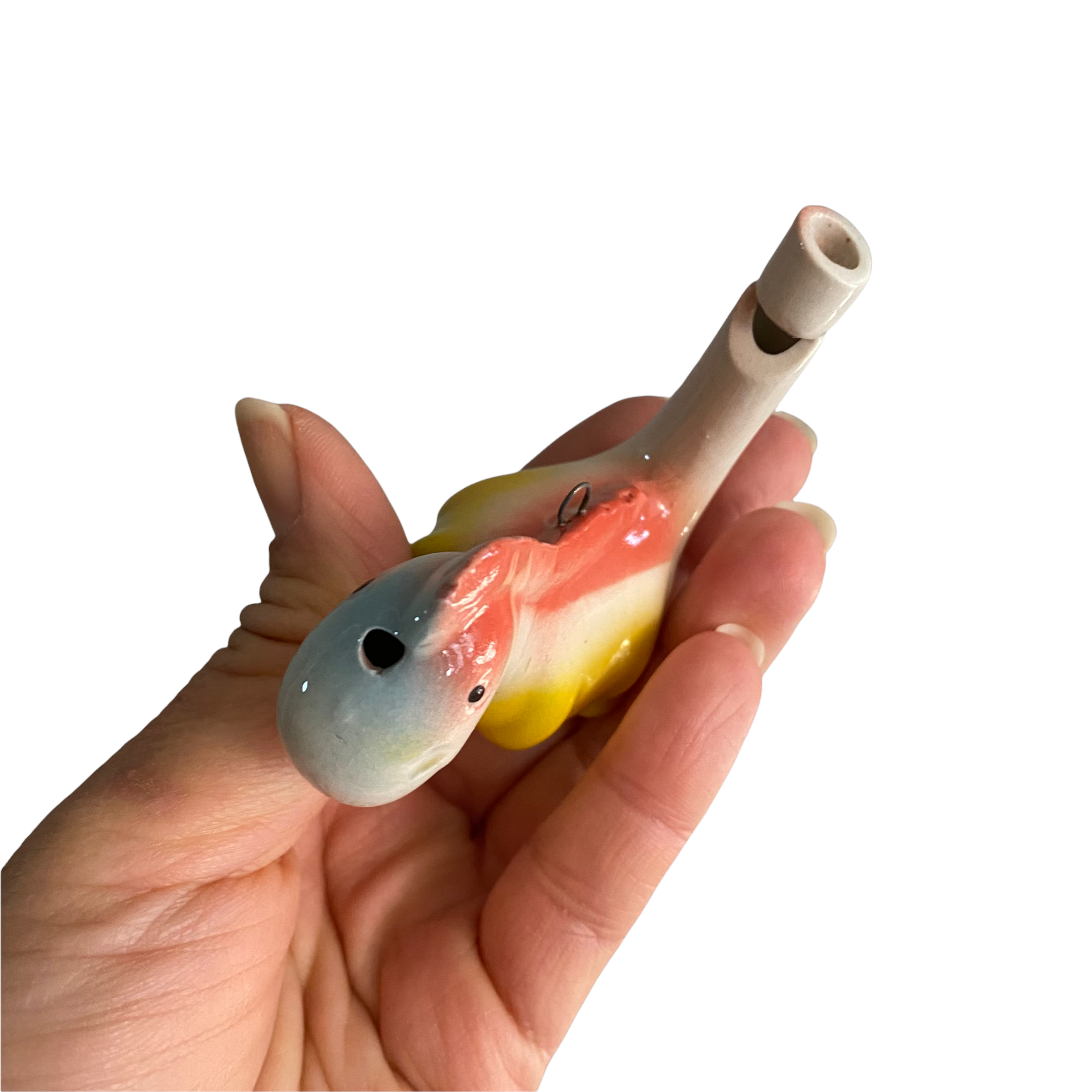 Ceramic-water-whistle-wind-instrument-gozzila