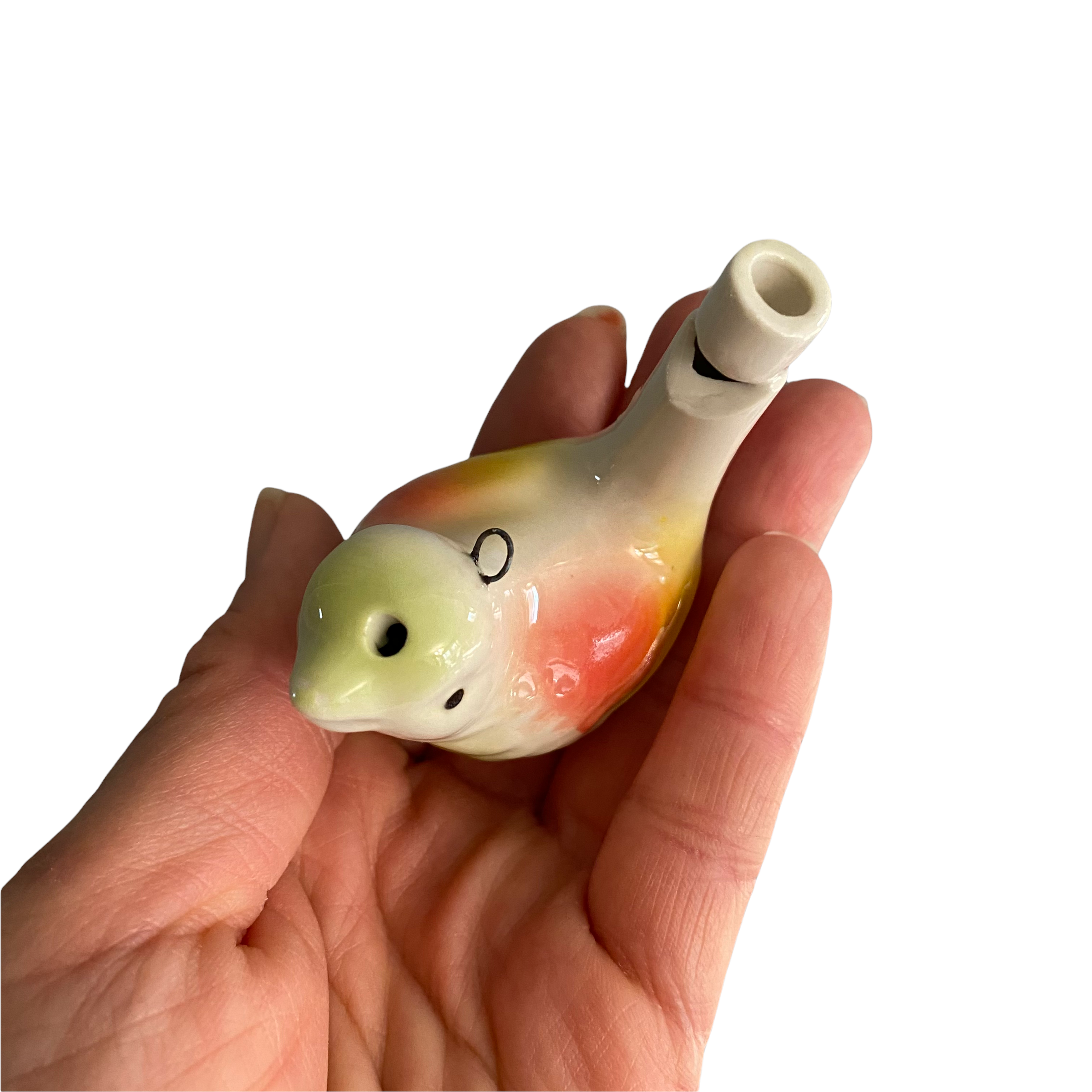 Ceramic Water Whistle Wind Instrument Bird