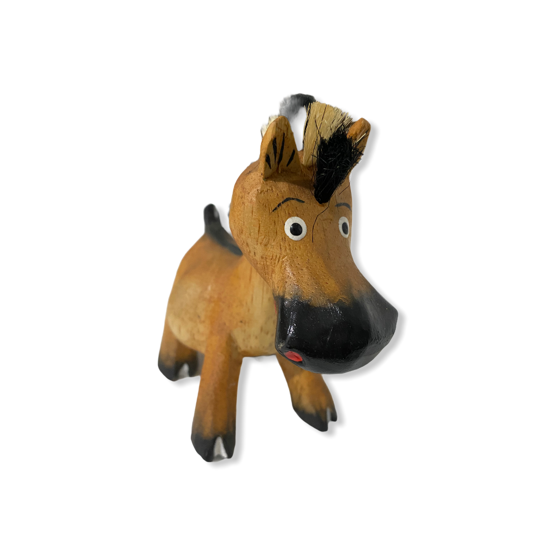 Wooden Farm Horse Decoration Figurine