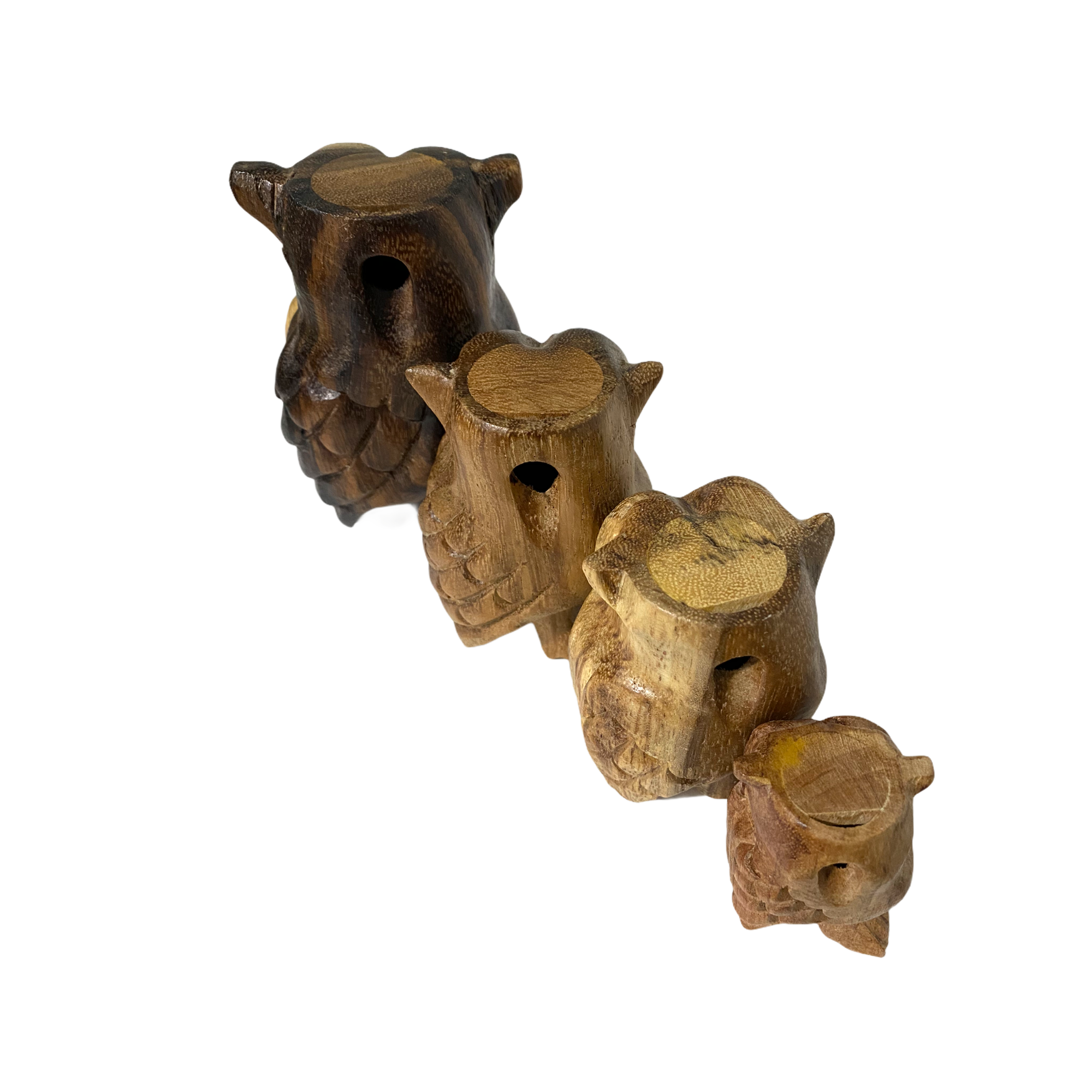 5" Wooden Musical Whistle Owl Instrument