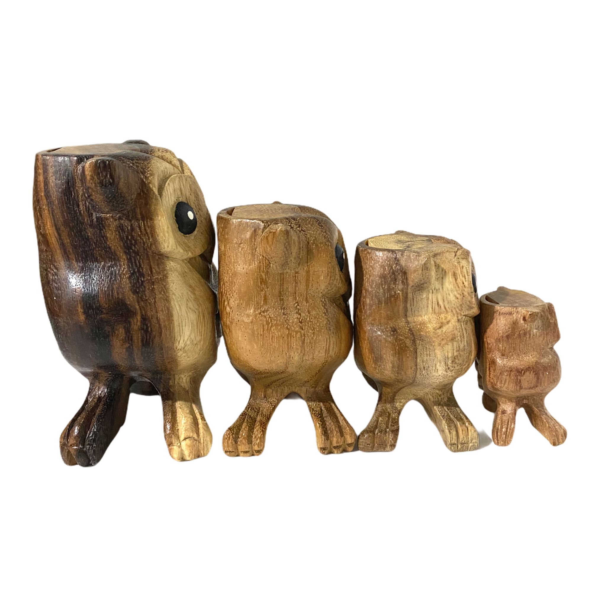 3" Wooden Musical Whistle Owl  Instrument