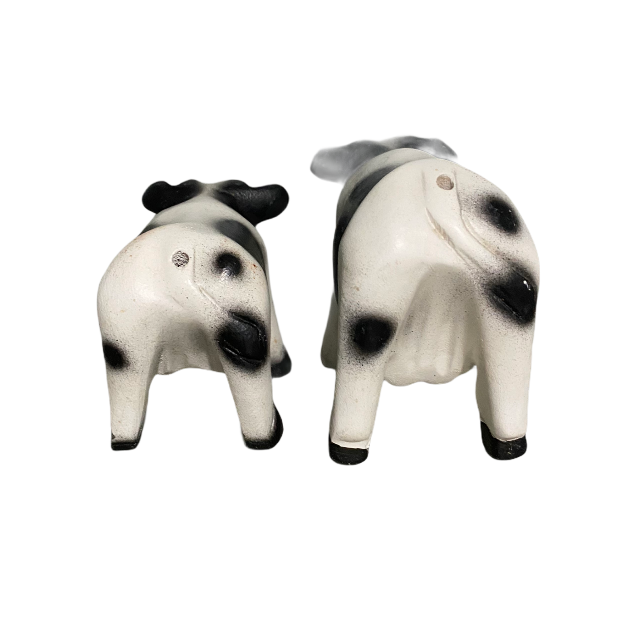 4" Painted Wooden Musical Whistle Cow Instrument