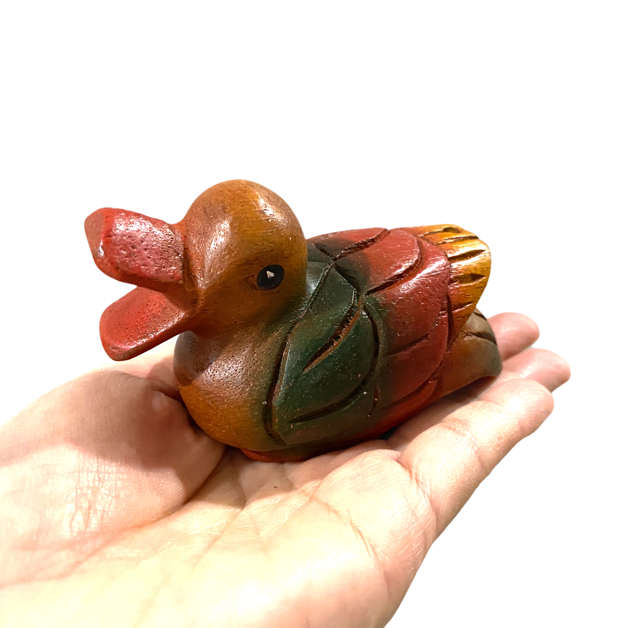 Painted Wooden Musical Whistle Duck Noise Maker