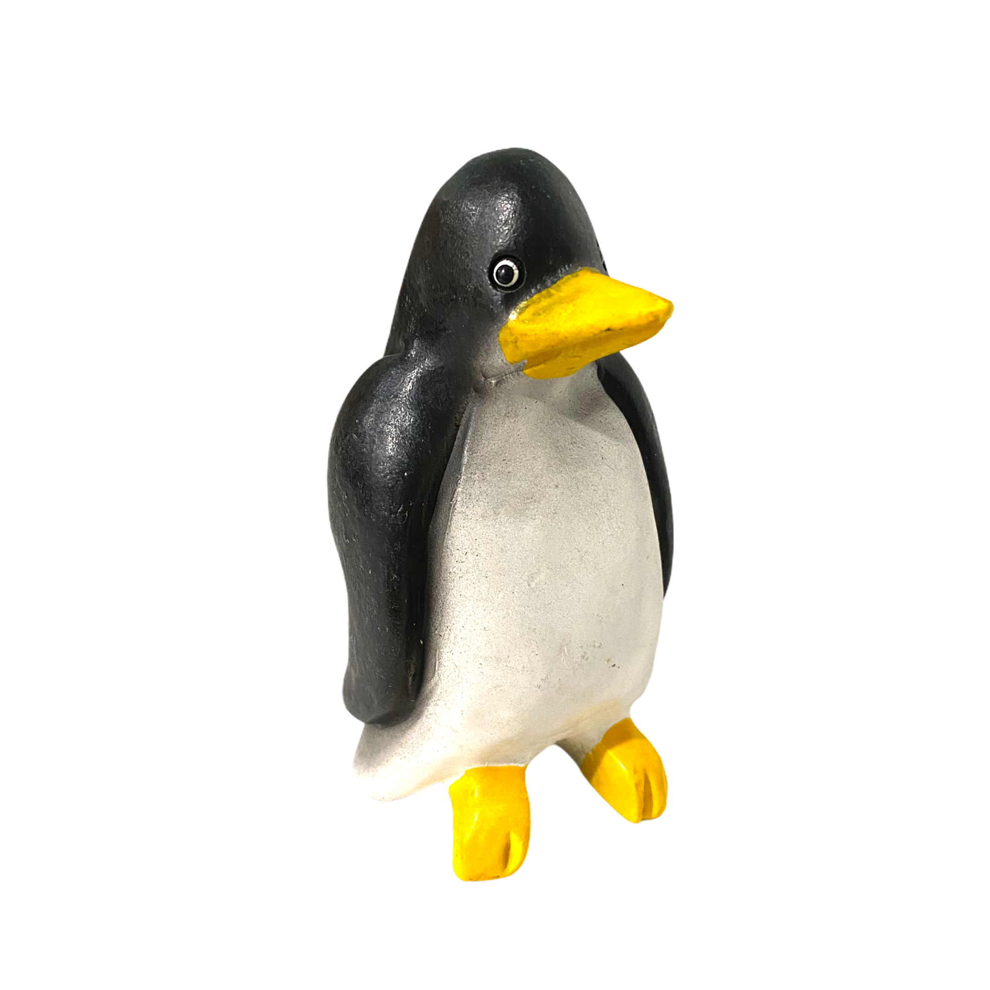 4" Painted Wooden Musical Whistle Penguin Instrument