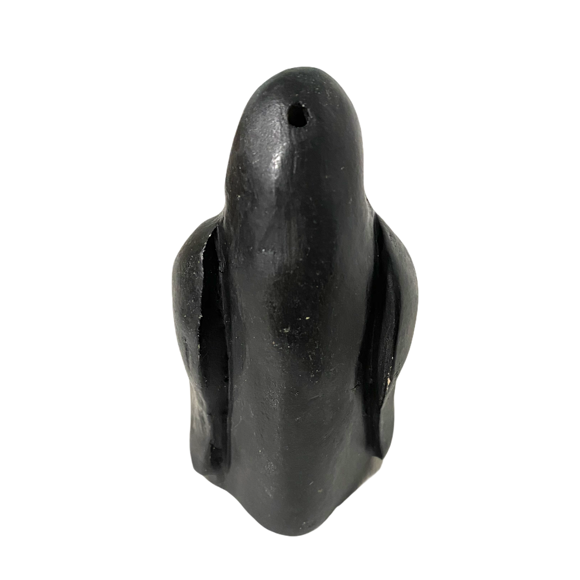 3" Painted Wooden Musical Whistle Penguin Instrument