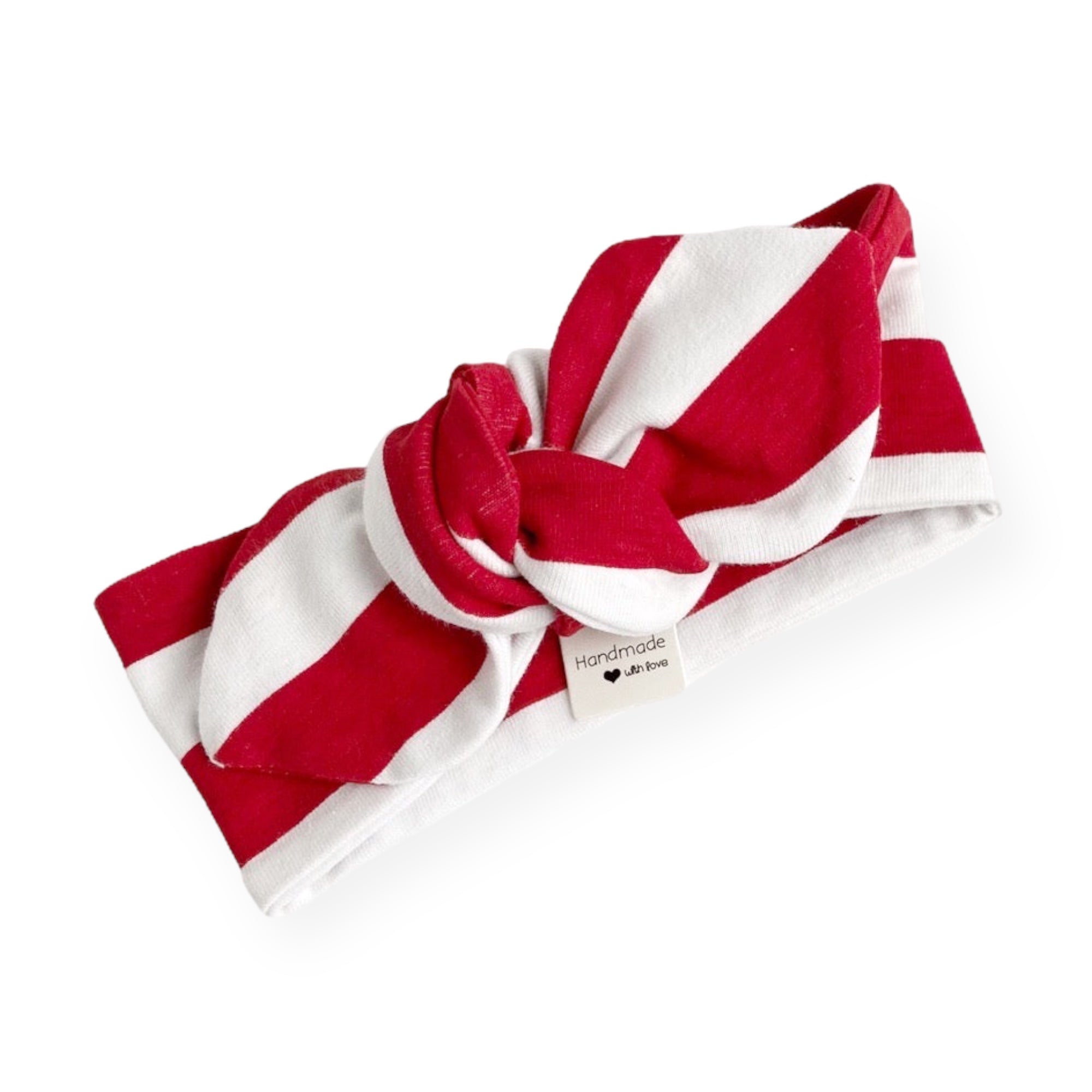 Navy Stars Bummies With Red/white Stripe Headband Set