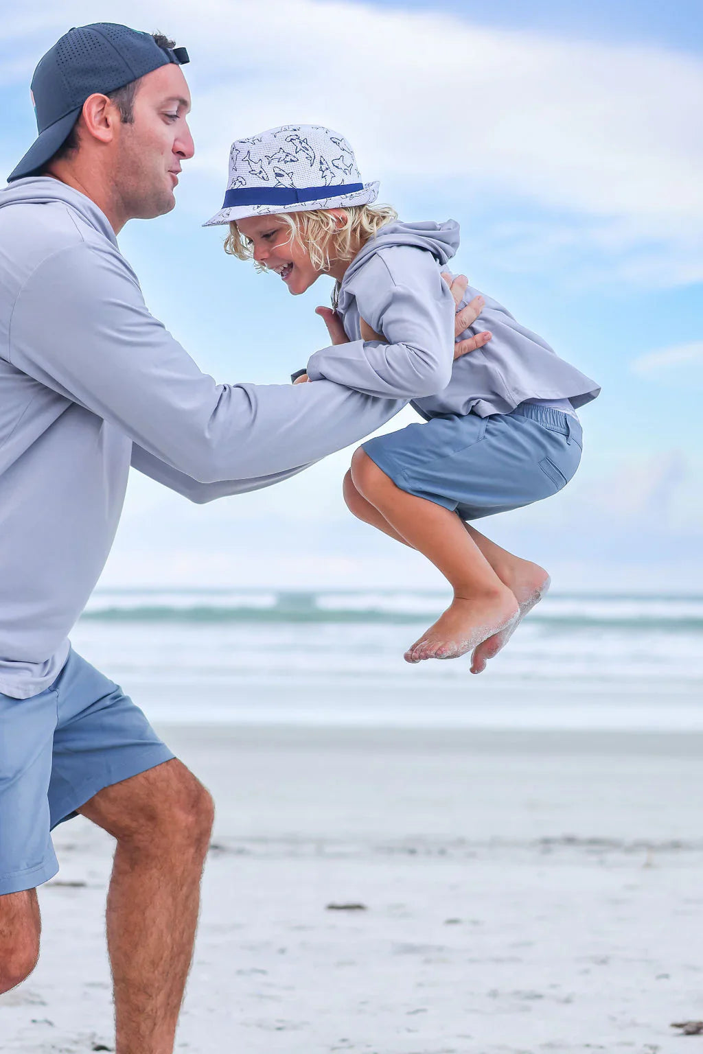 Kid's Breezy Bamboo Hoodie Smoke