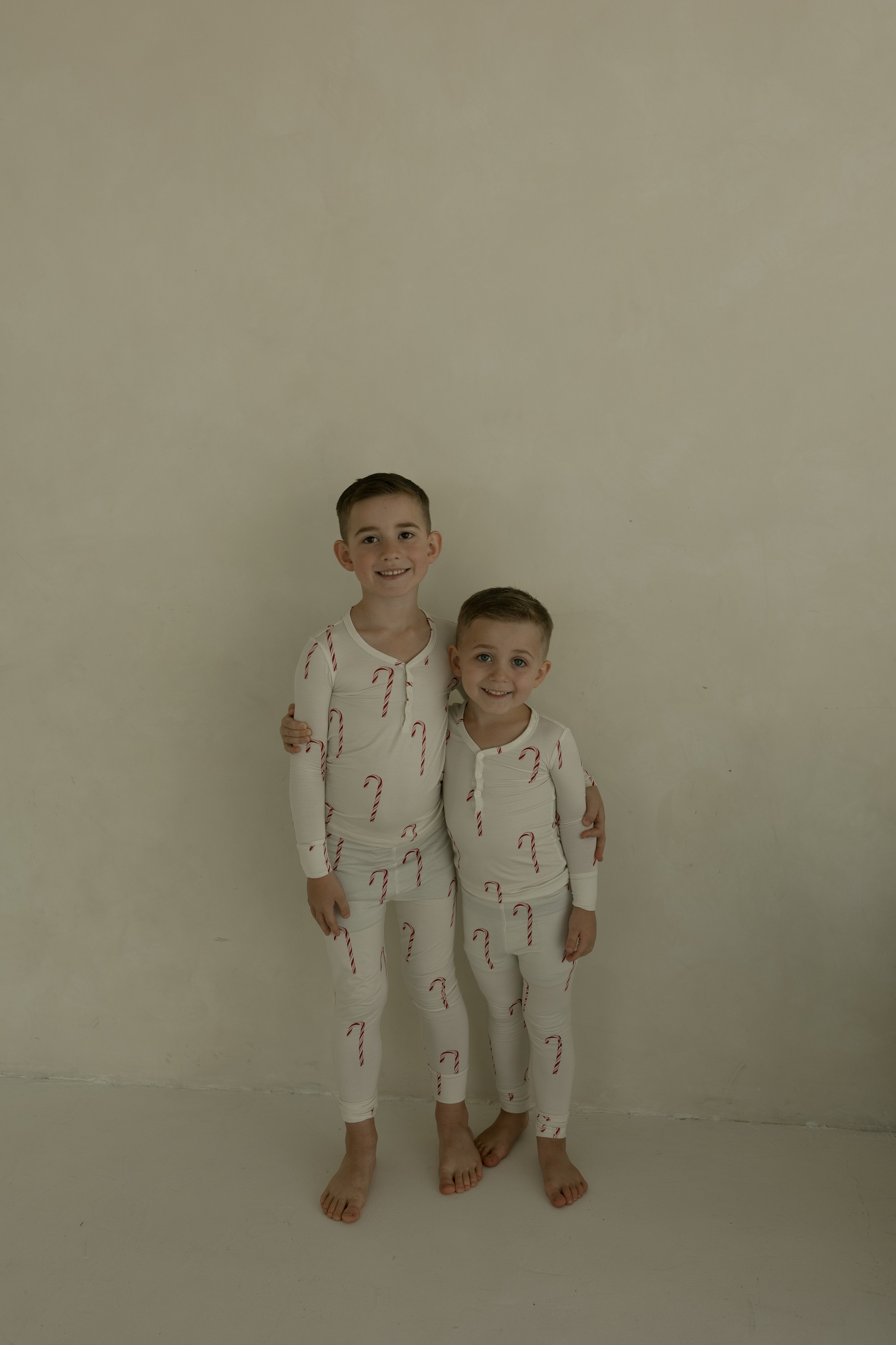 Bamboo Two Piece Pajamas | Candy Cane