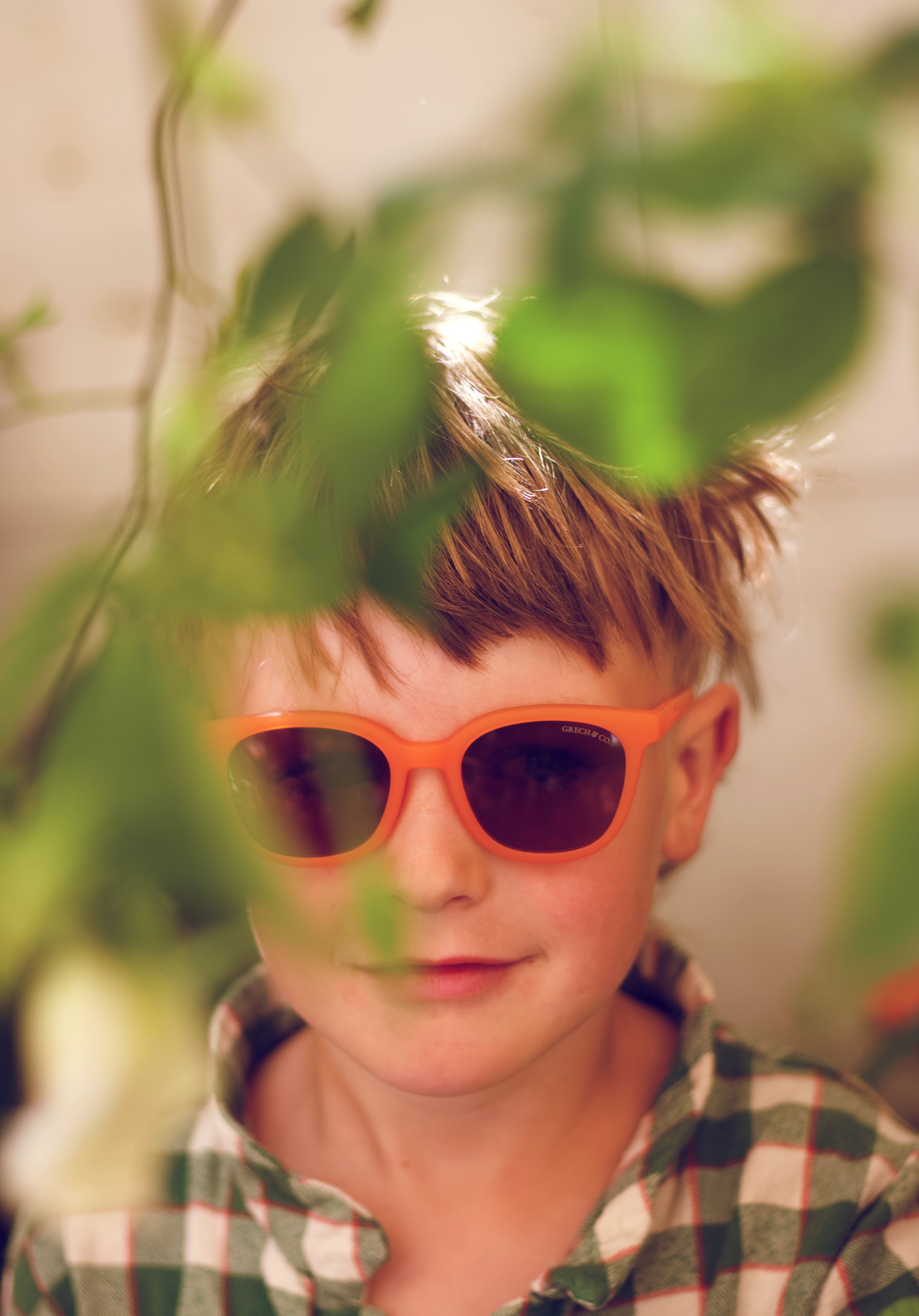 Classic Wayfarer Sustainable Sunglasses | Bio-based · Bendable · Polarized | Child | 3-8 Y | Sienna