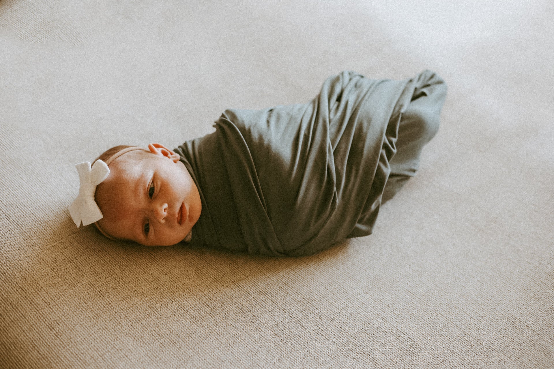 Baby Swaddle Blanket + Hat