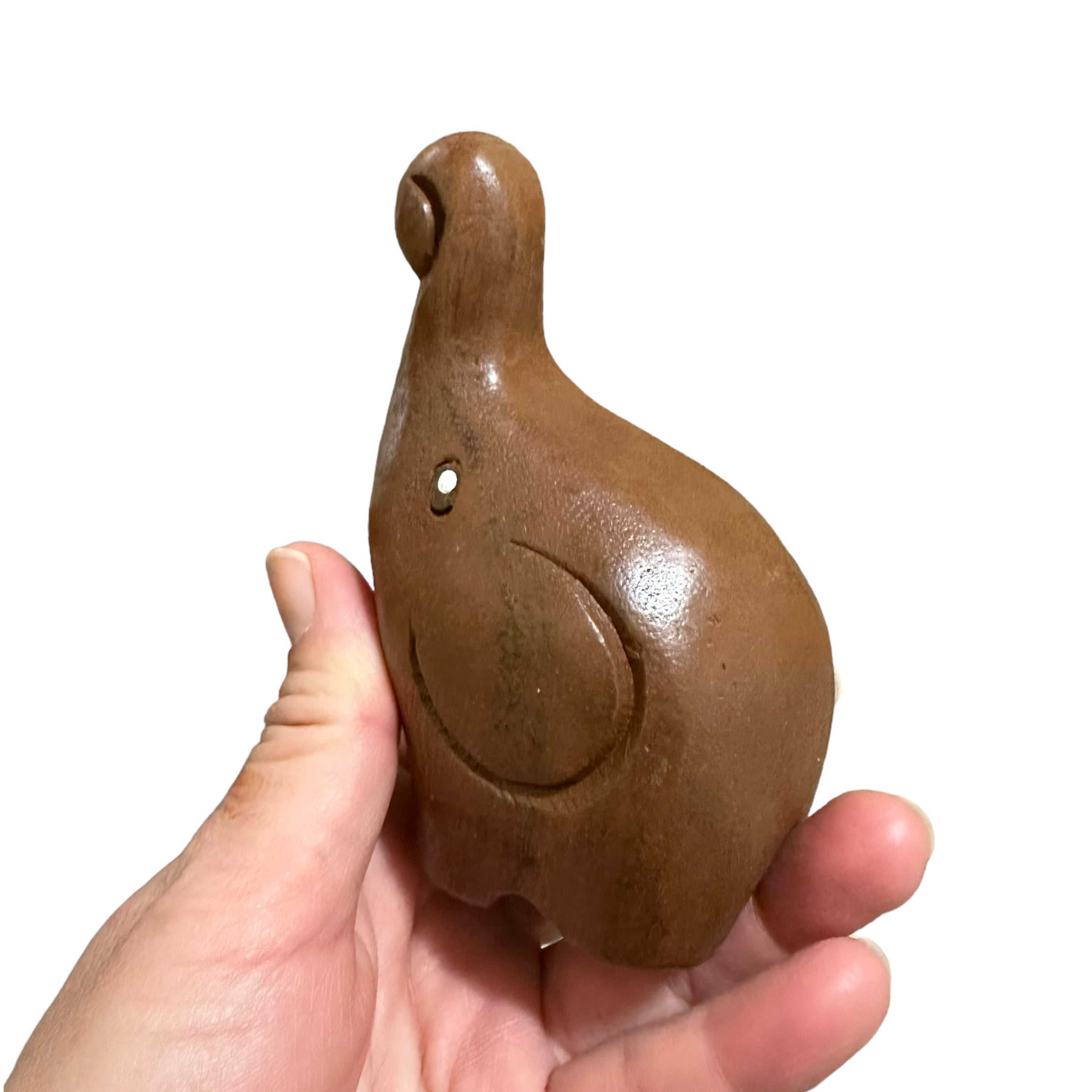 Small Dark Oak Fighting Elephant