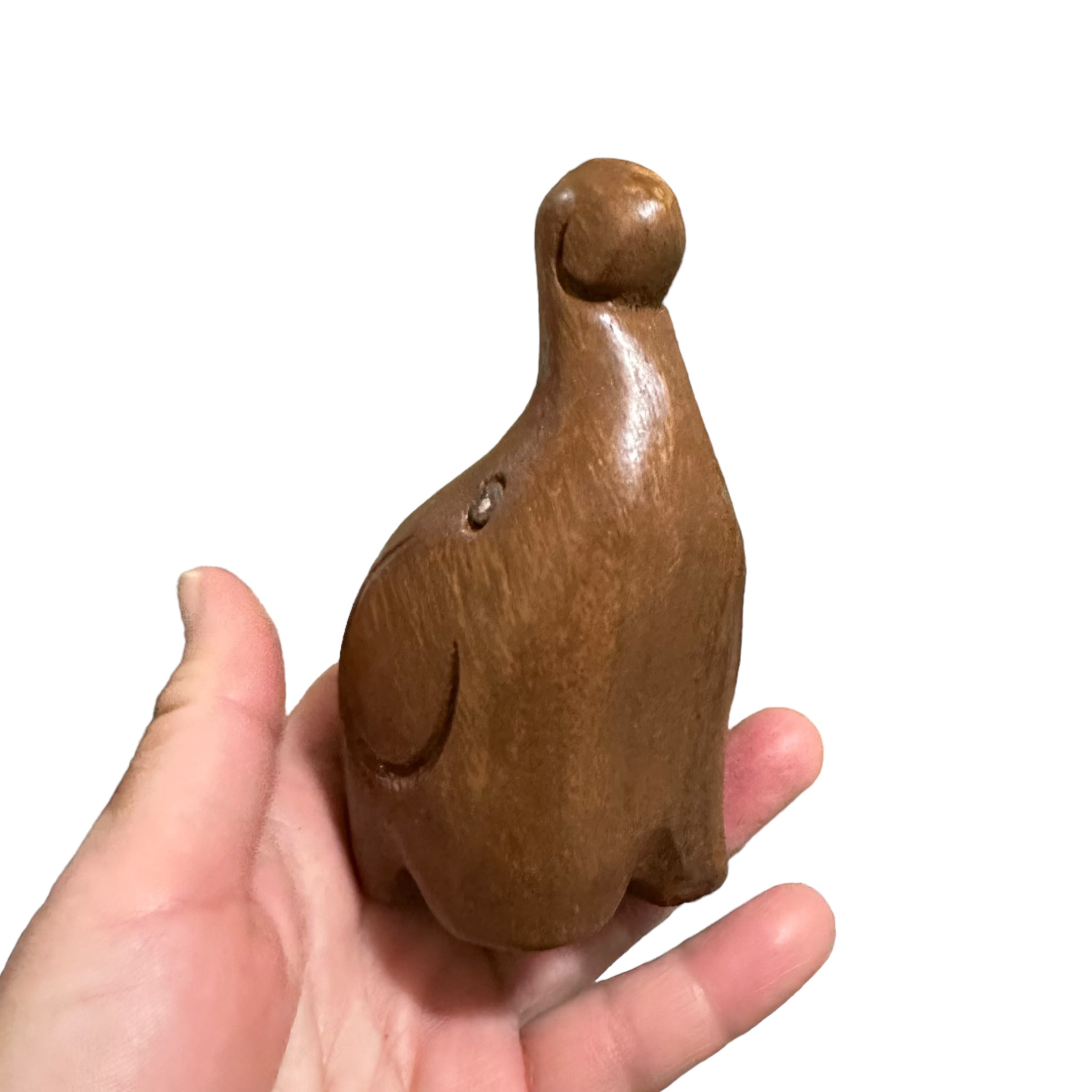 Small Dark Oak Fighting Elephant