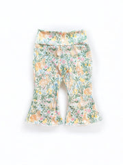 Spring Bunny Blooms Easter Baby Bell Bottoms