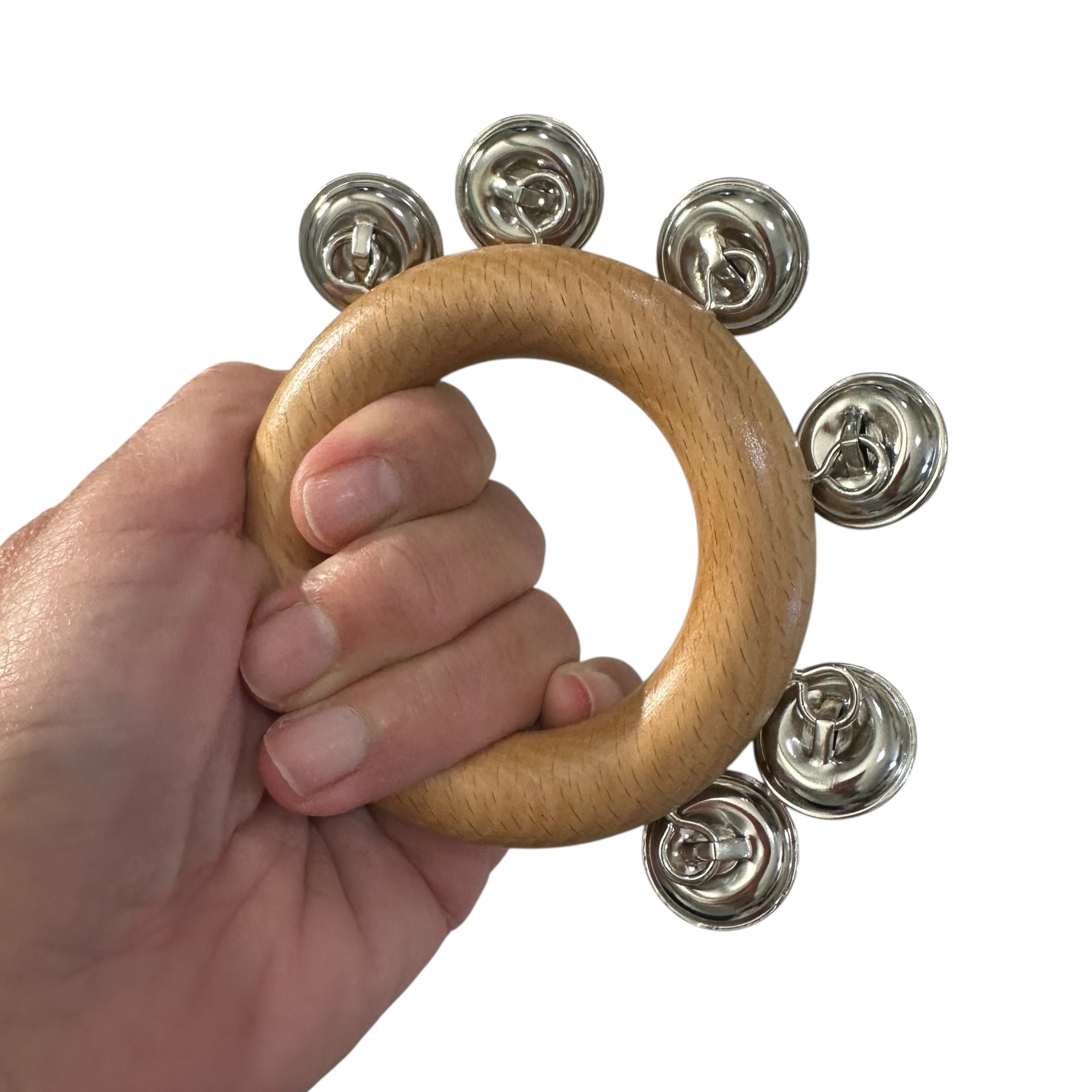 Wooden Hand Bell – Montessori Music Learning Toy For Kids And Classrooms