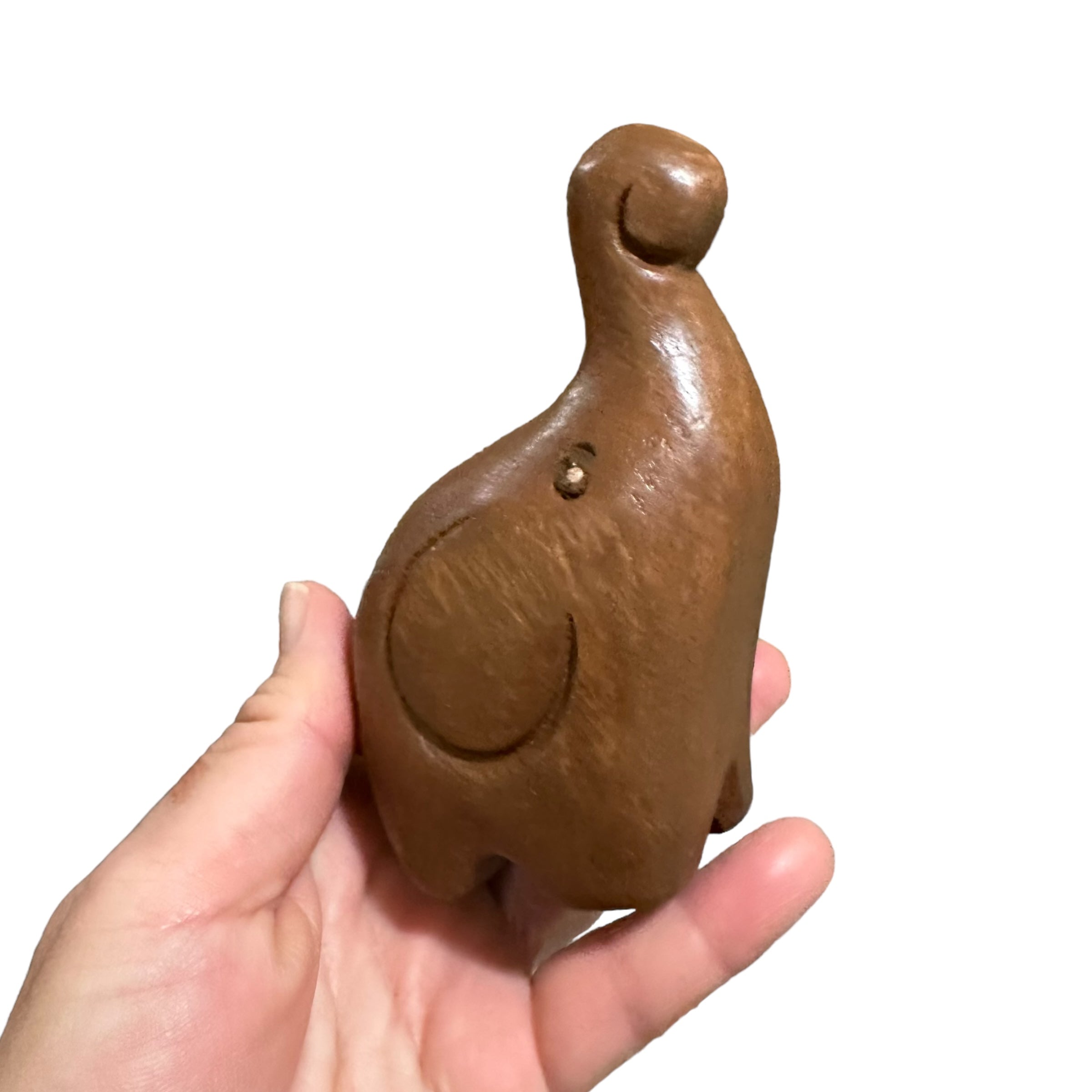 Small Dark Oak Fighting Elephant