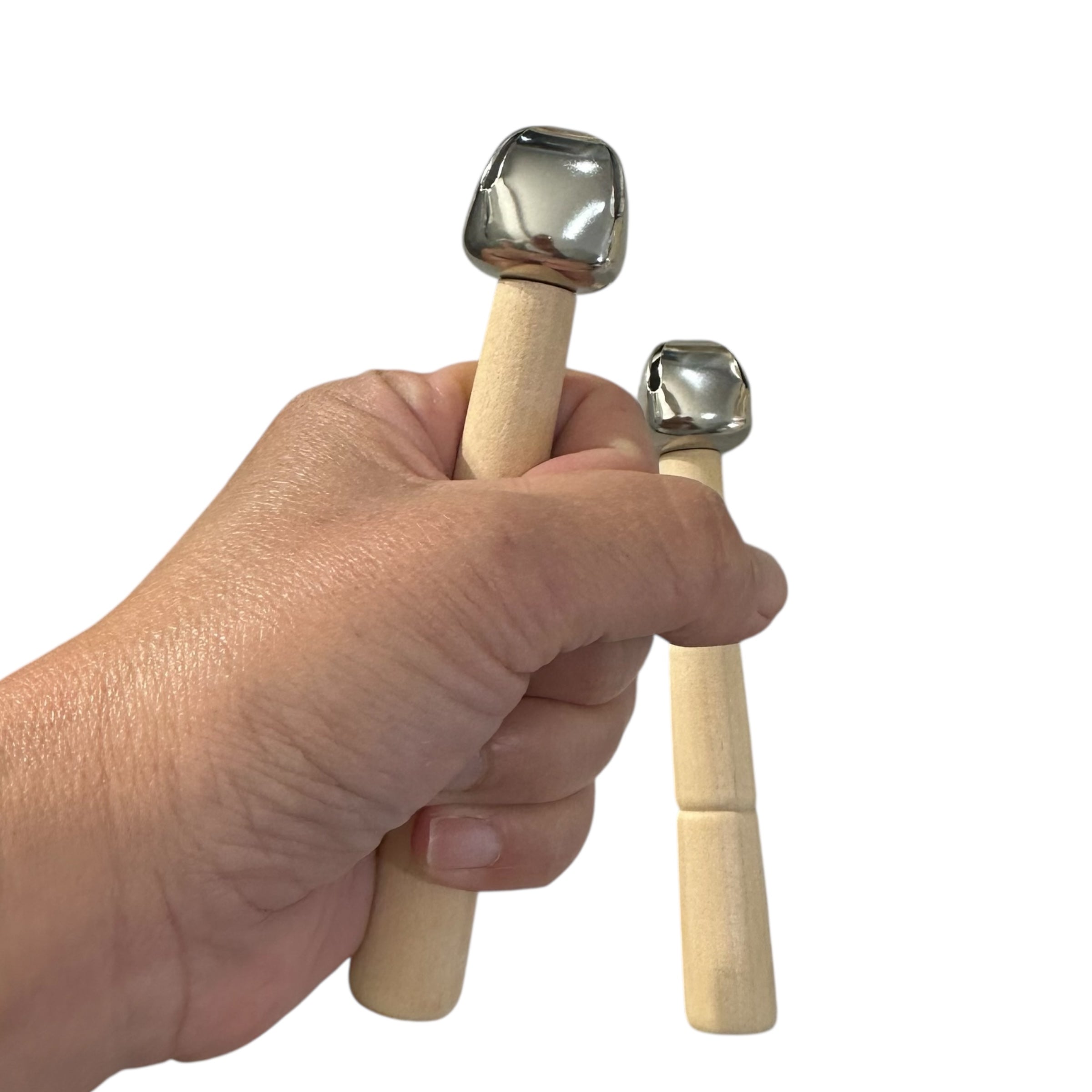 Wooden Handle Bell Stick – Montessori Rhythm Instrument For Kids’ Music Learning