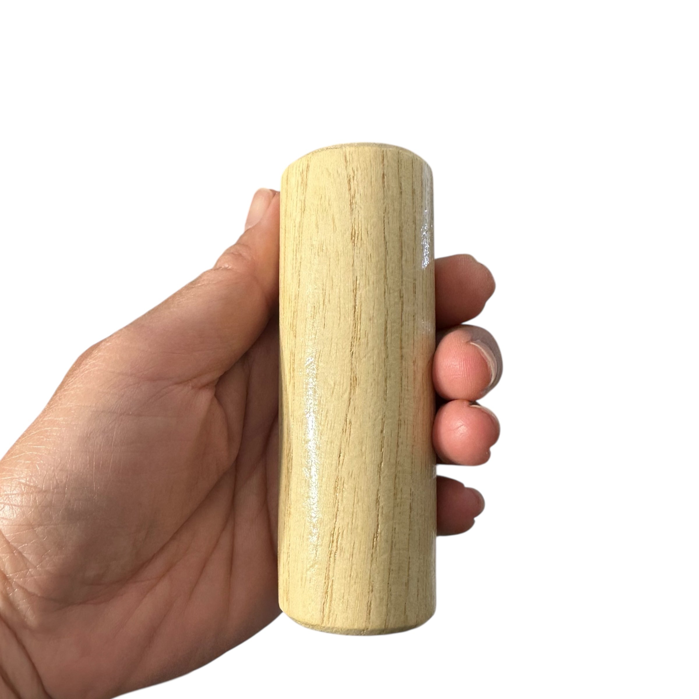 Wooden-sand-tube-natural-percussion-instrument