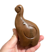 Small Dark Oak Fighting Elephant