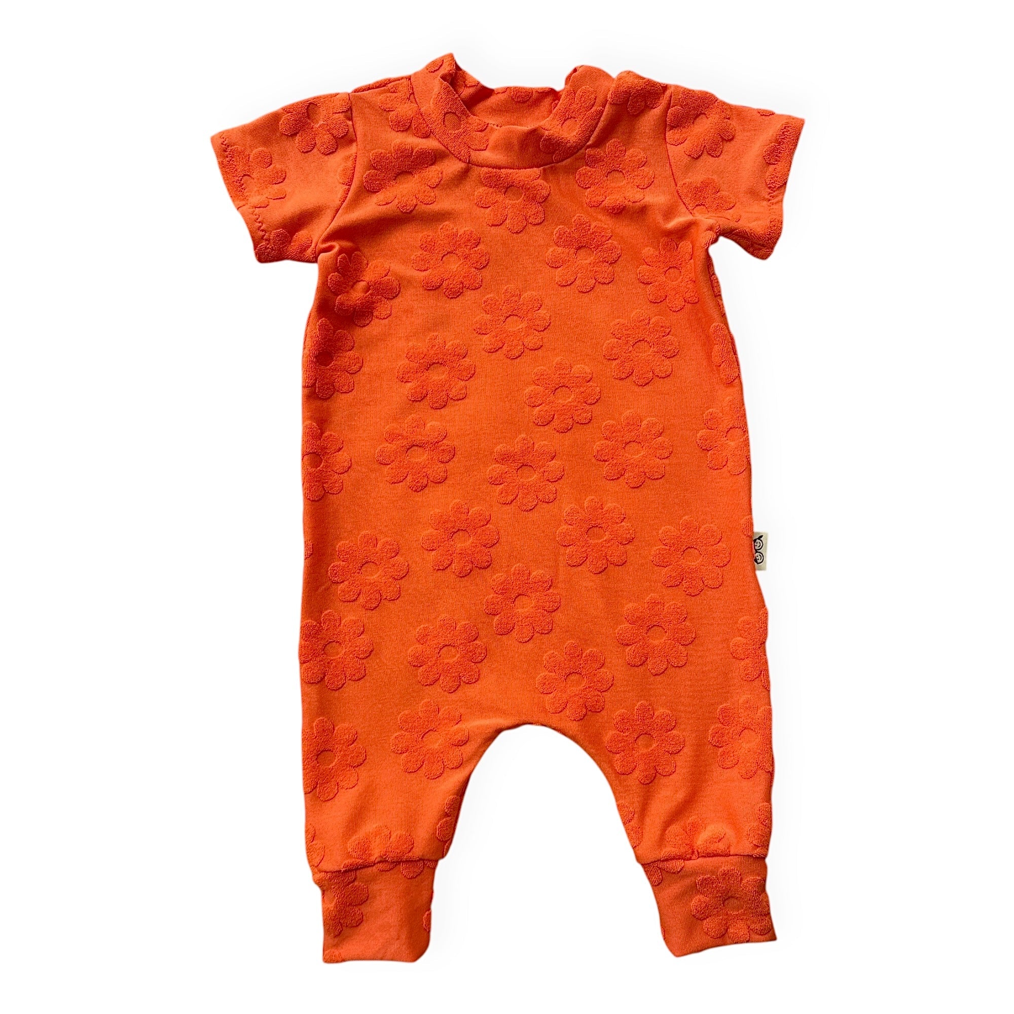 Groovy Bloom Textured Harem Rompers