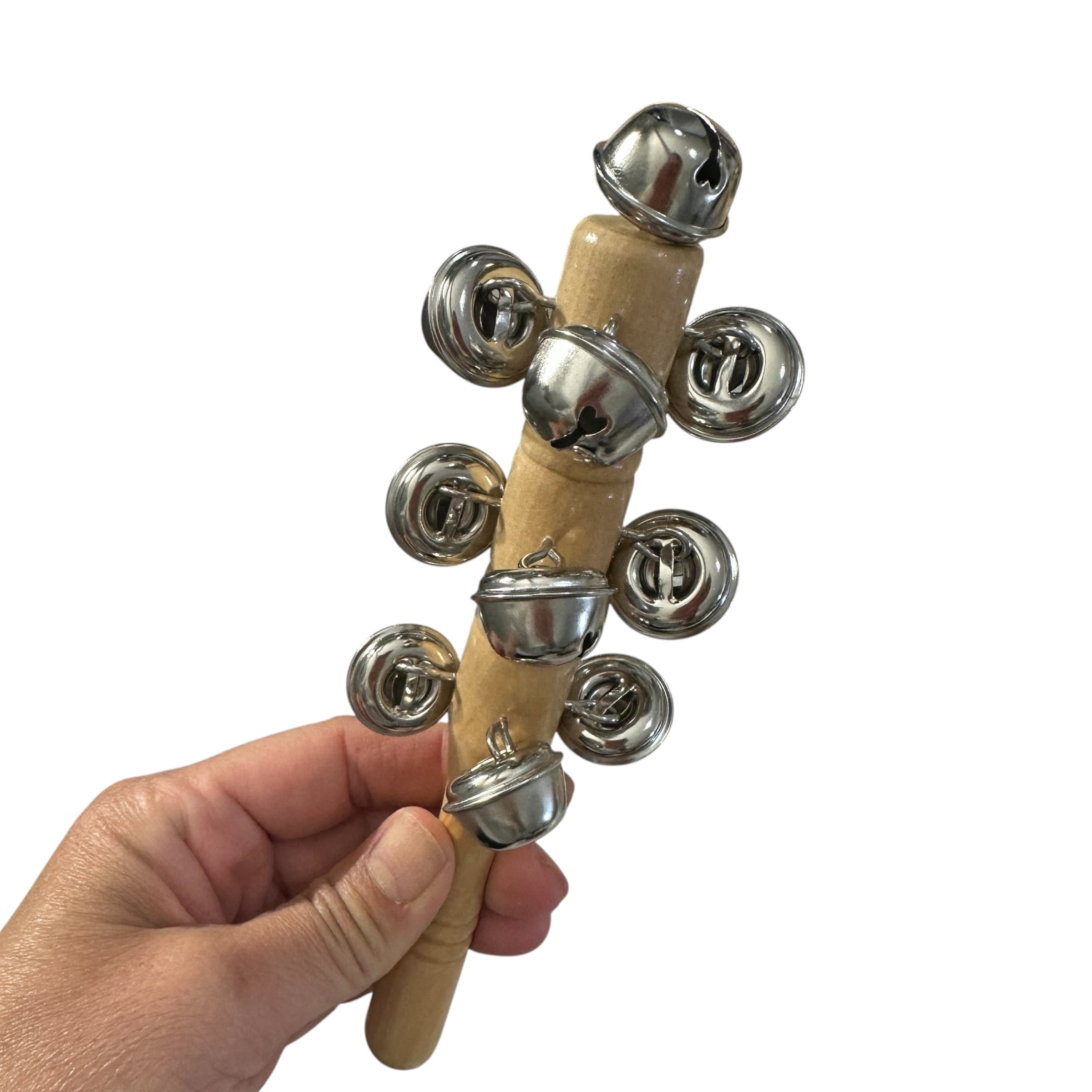 Wooden Jingle Stick – Montessori Rhythm Instrument For Kids’ Music Learning