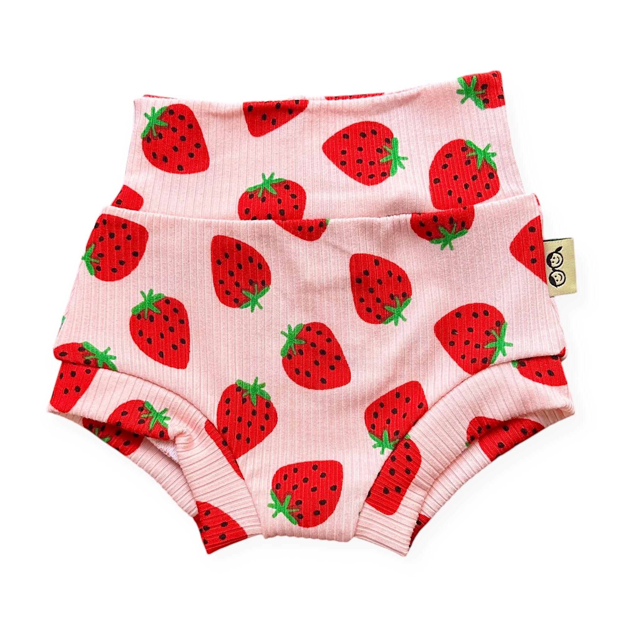 Pink Strawberries Ribbed Summer Lounge Set
