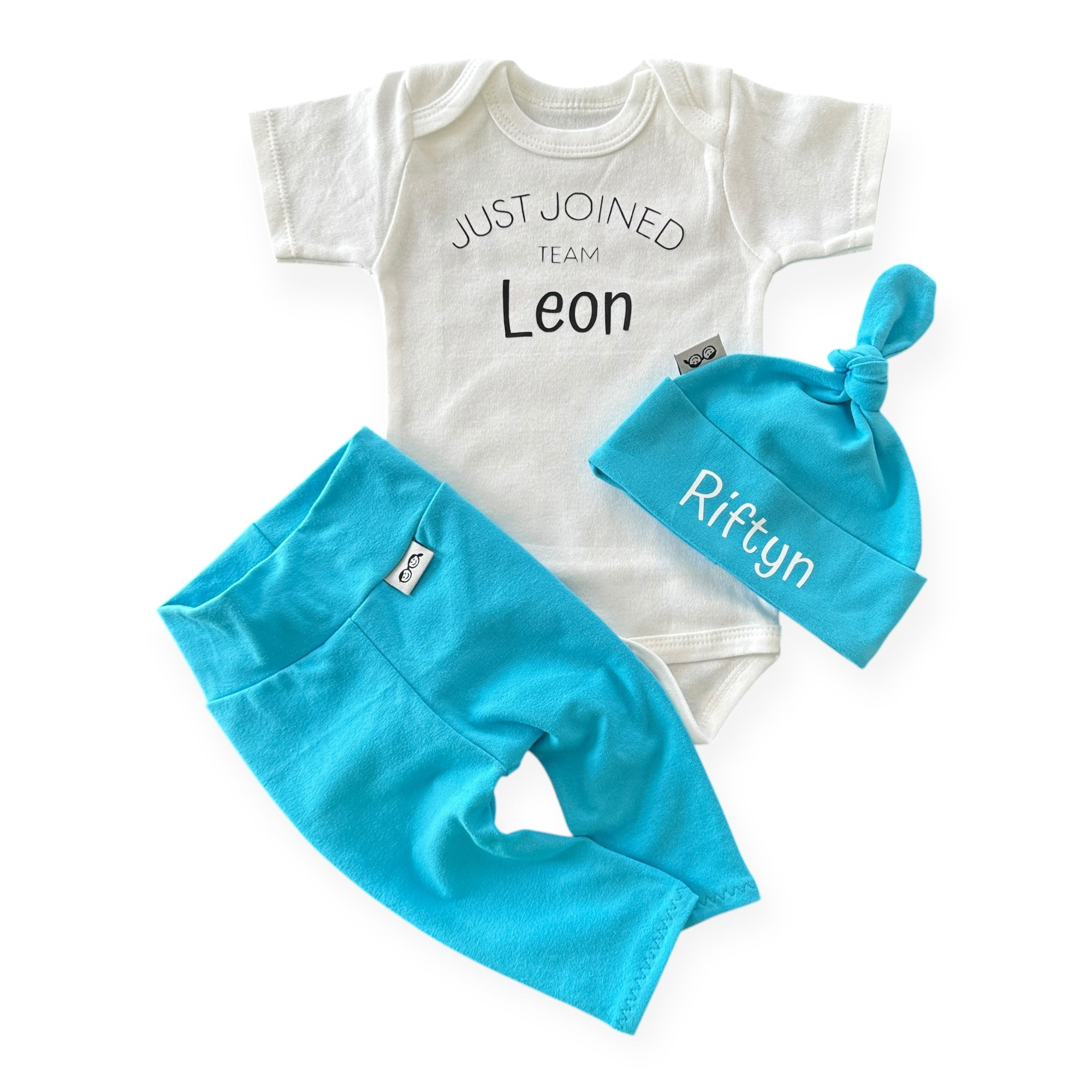 Personalized Boy Coming Home Outfit - Custom Name Bodysuit (u Choose Color)