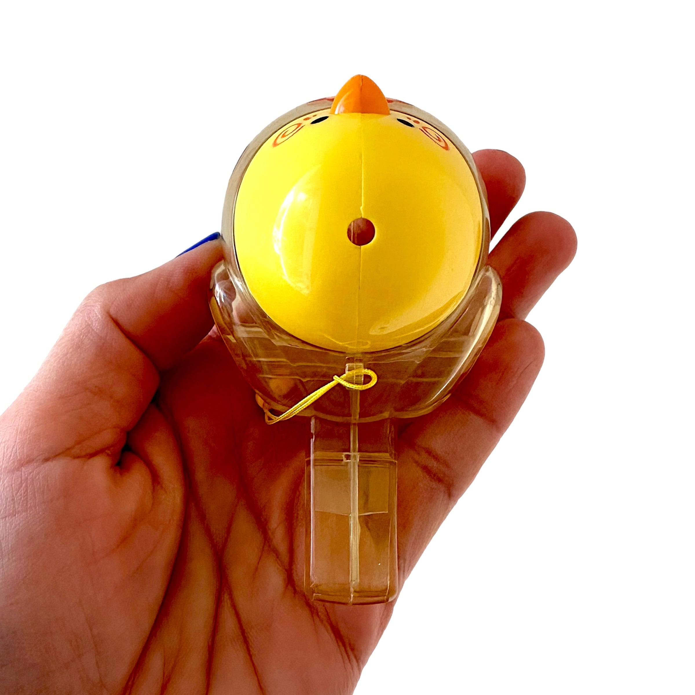 Clear Water Whistle Bird - Whimsical Water-filled Whistle (yellow)