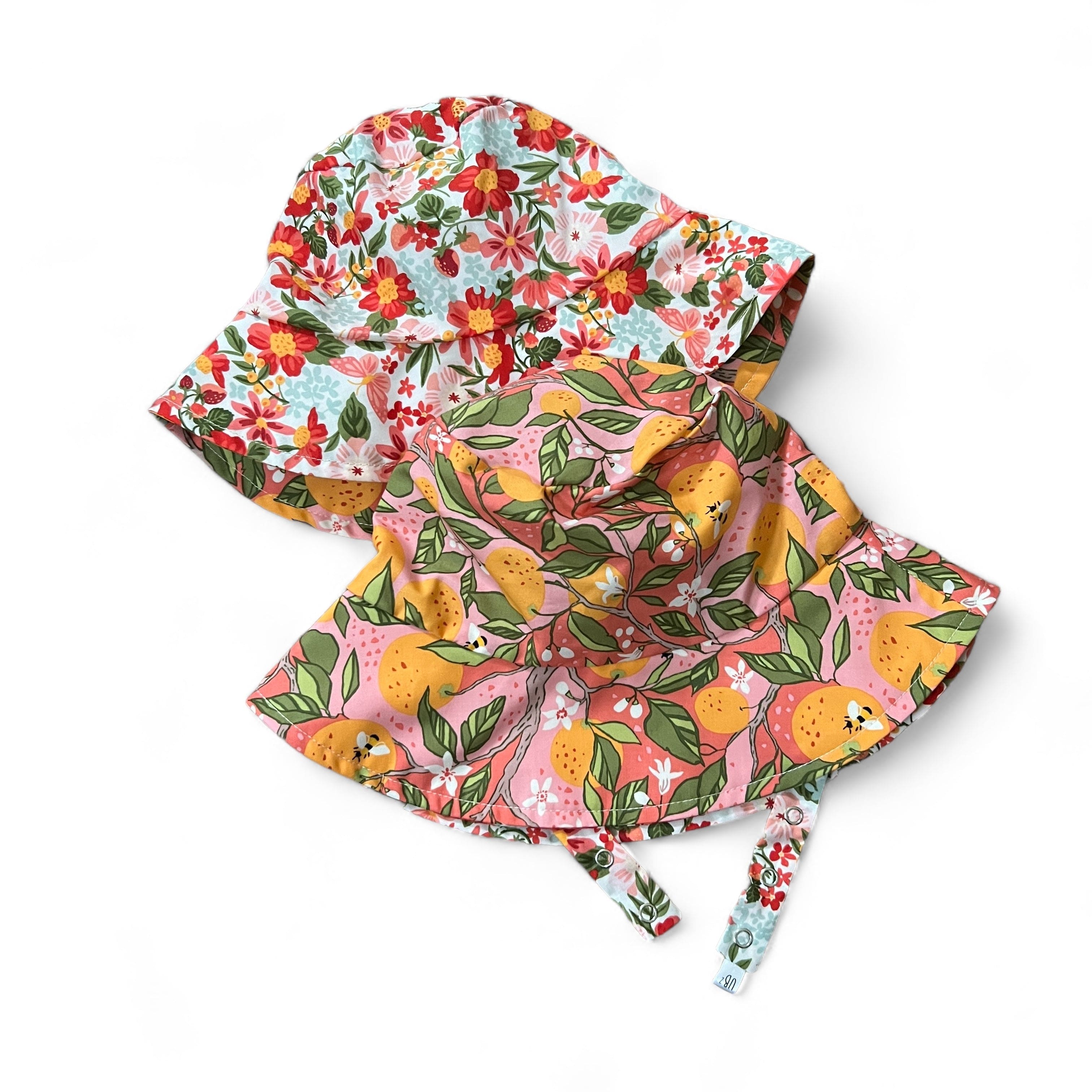 Bucket Hat In Organic Strawberry Lemonade