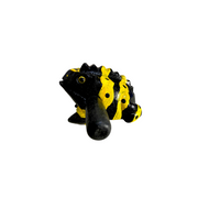 1.5" Wooden Musical Frog - Yellow Dart Design (percussion Instrument)