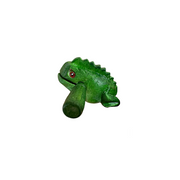 1.5" Wooden Musical Frog - Green Tree Design (percussion Instrument)