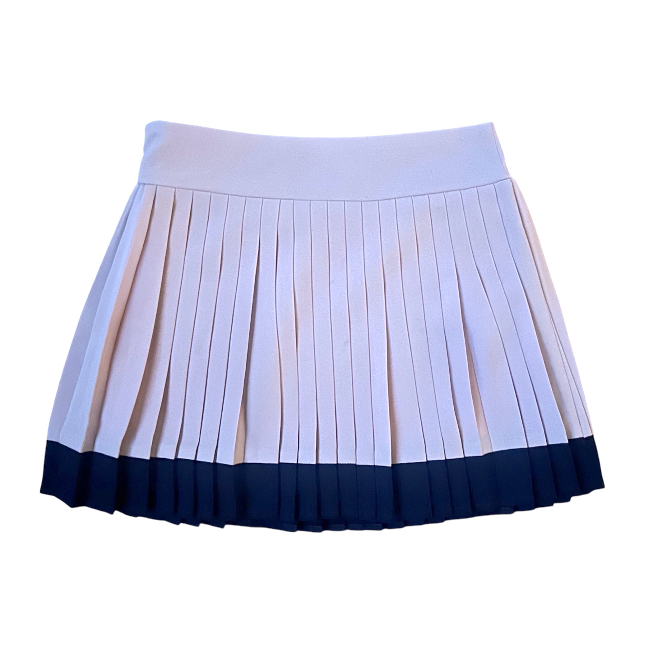 Aa Black/white Pleated Skirt
