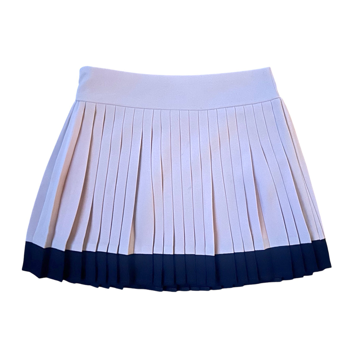 Aa Black/white Pleated Skirt