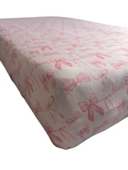 Pink Bows (crib Sheet)
