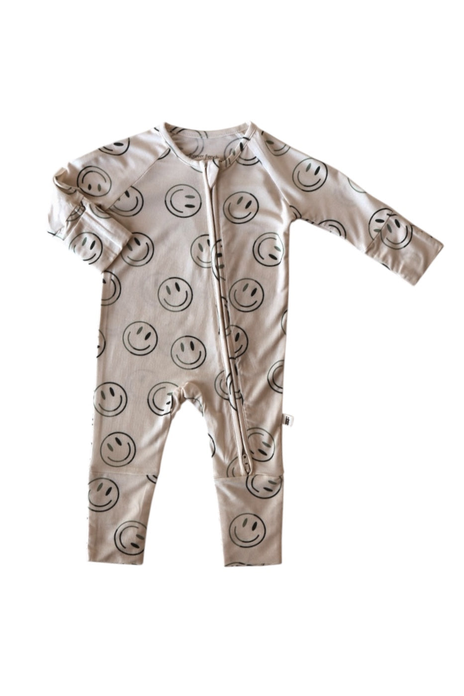 Bamboo Zip Pajama | Green Smiles